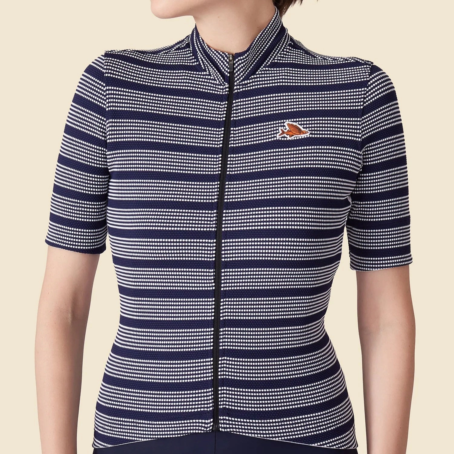 Cafe du Cycliste Francine women jersey - Blue