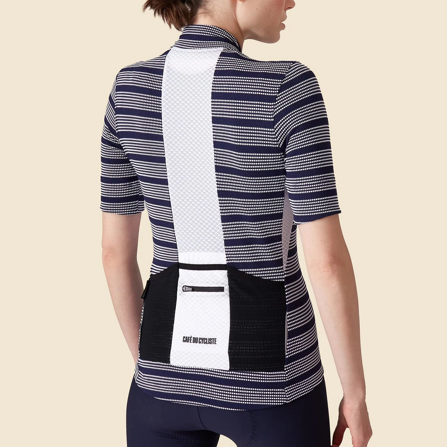 Cafe du Cycliste Francine women jersey - Blue