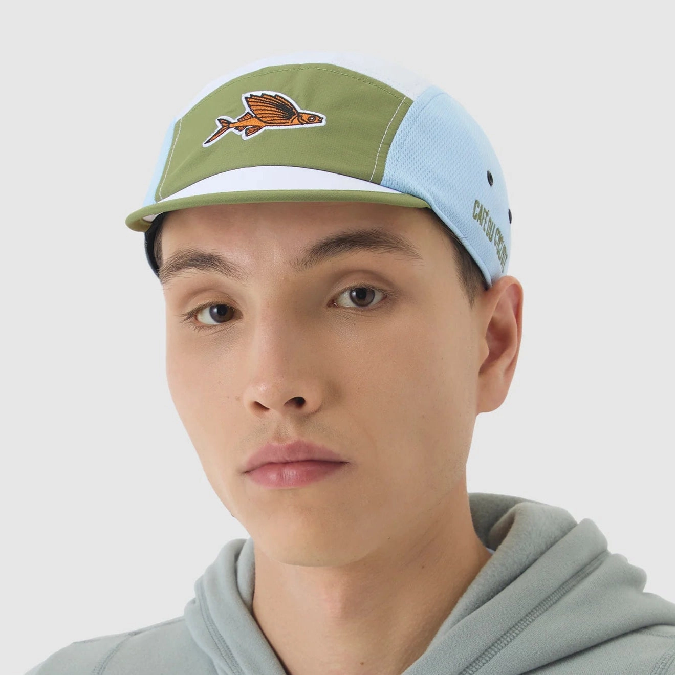 Cafe du Cycliste Gravel cap - Green