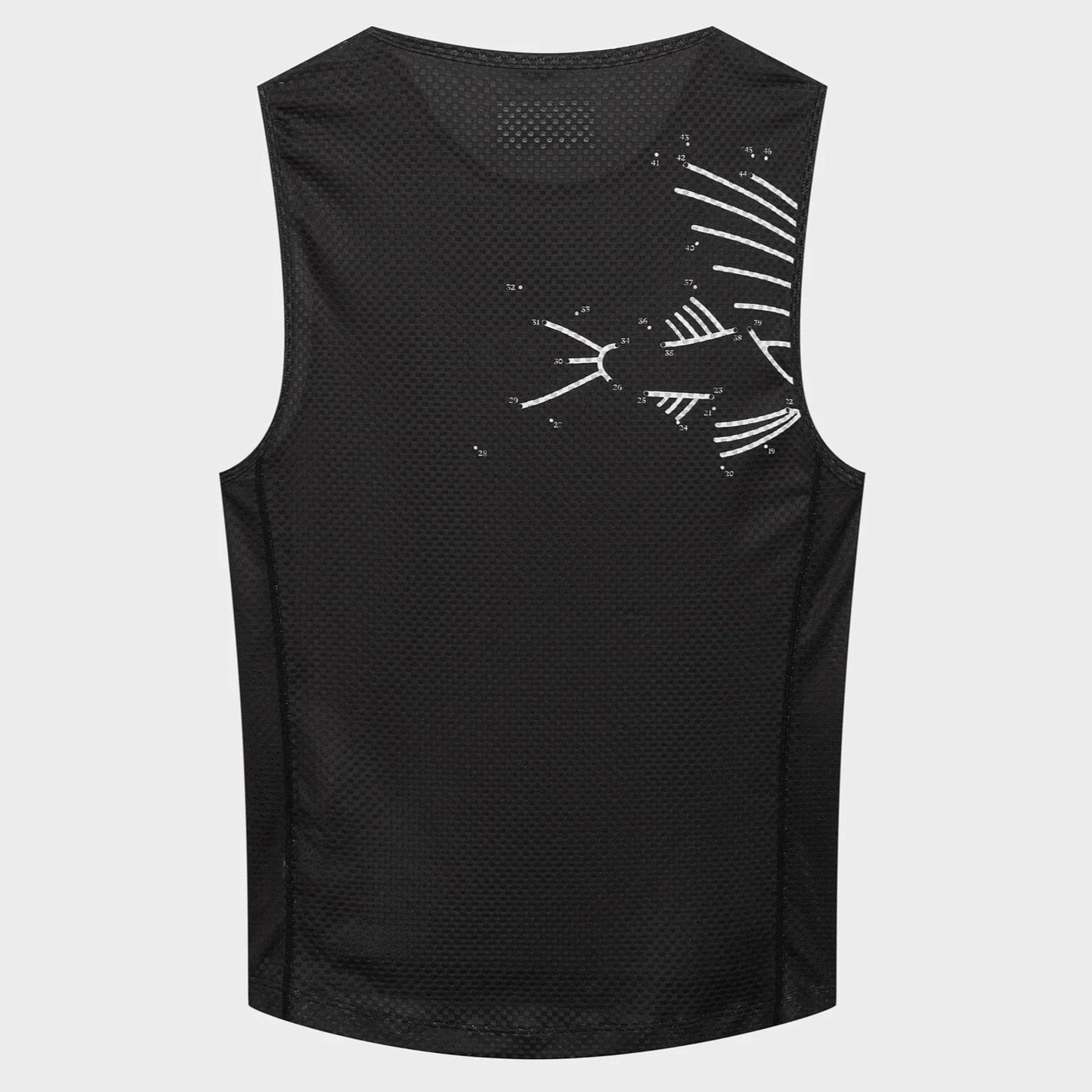 Cafe du Cycliste Liliane sleeveless base layer - Black
