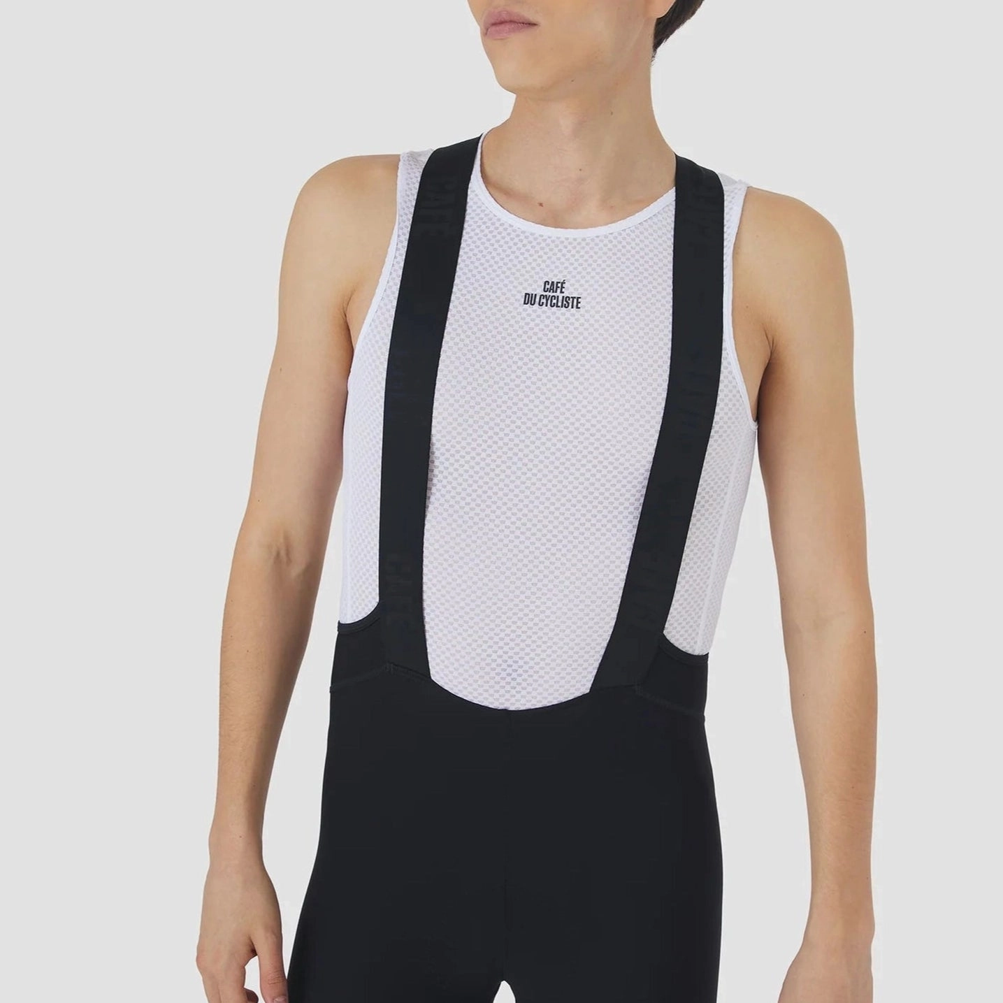 Cafe du Cycliste Liliane sleeveless base layer - White