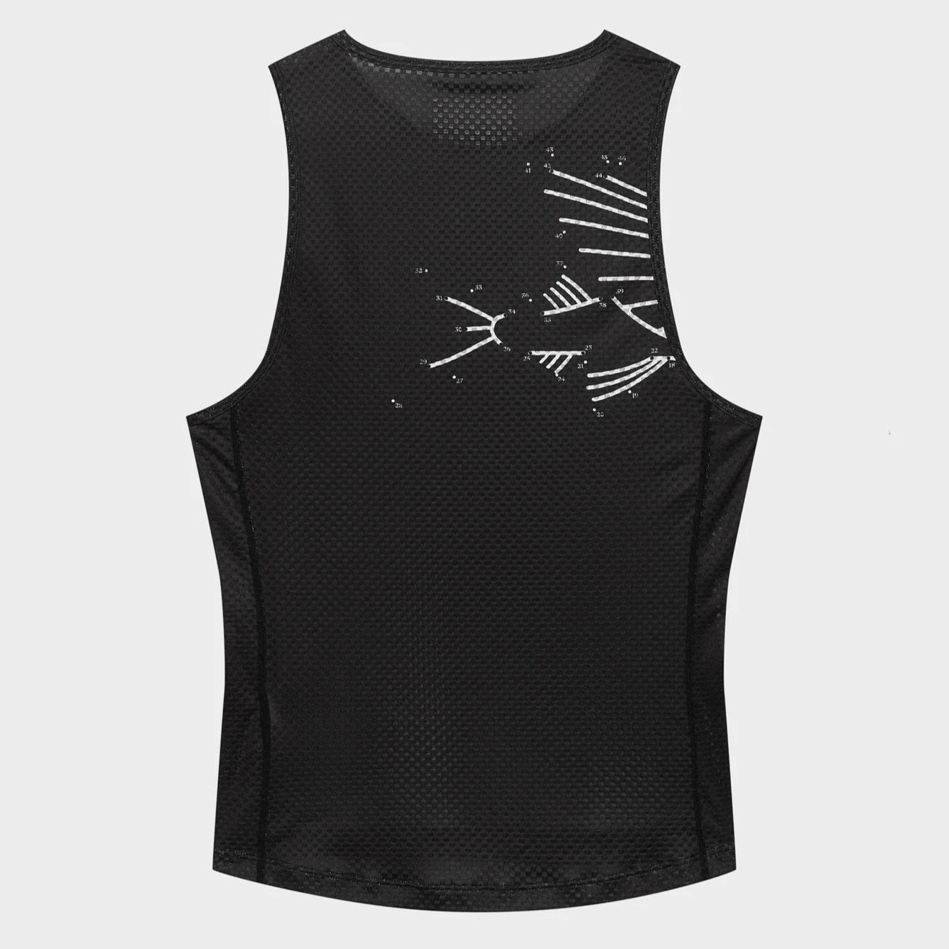 Cafe du Cycliste Liliane woman sleeveless base layer - Black