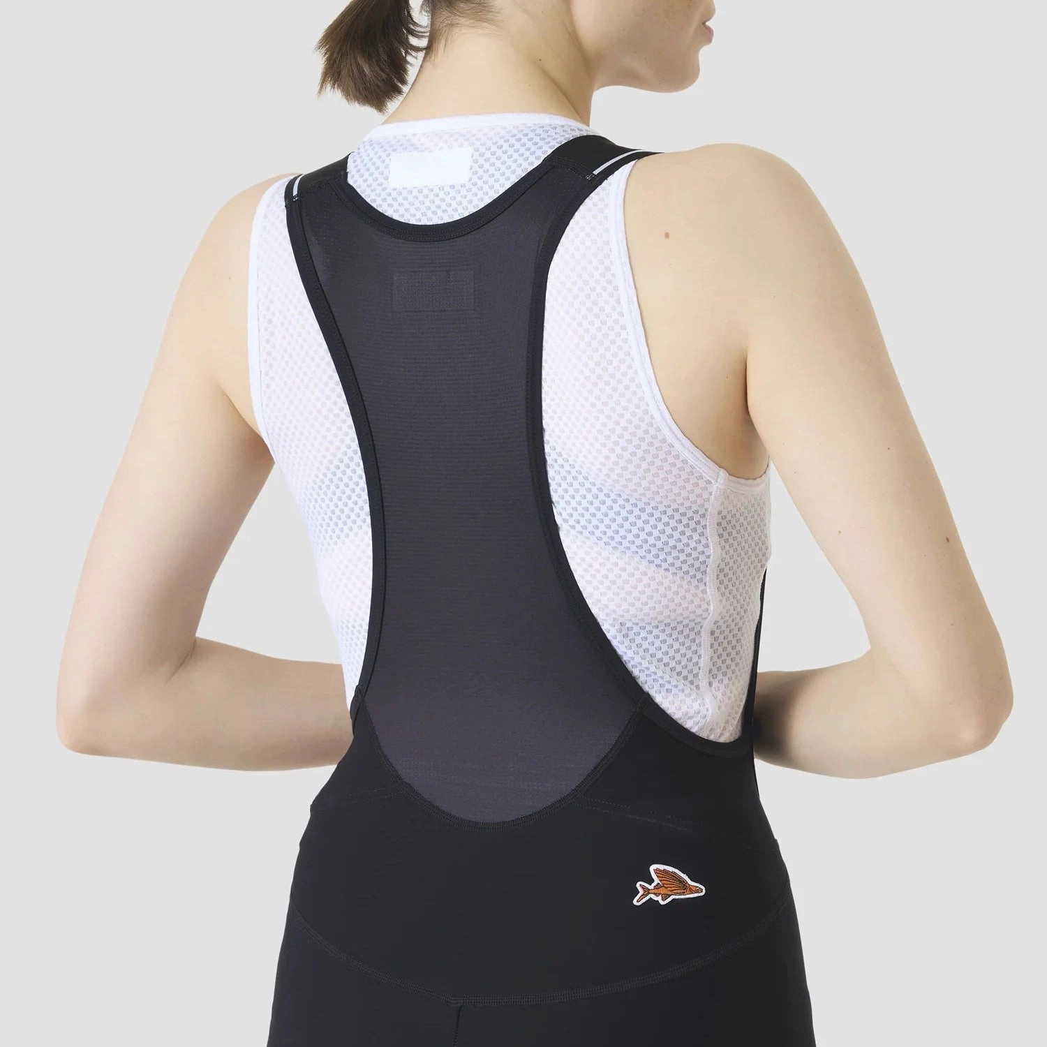 Cafe du Cycliste Liliane woman sleeveless base layer - White