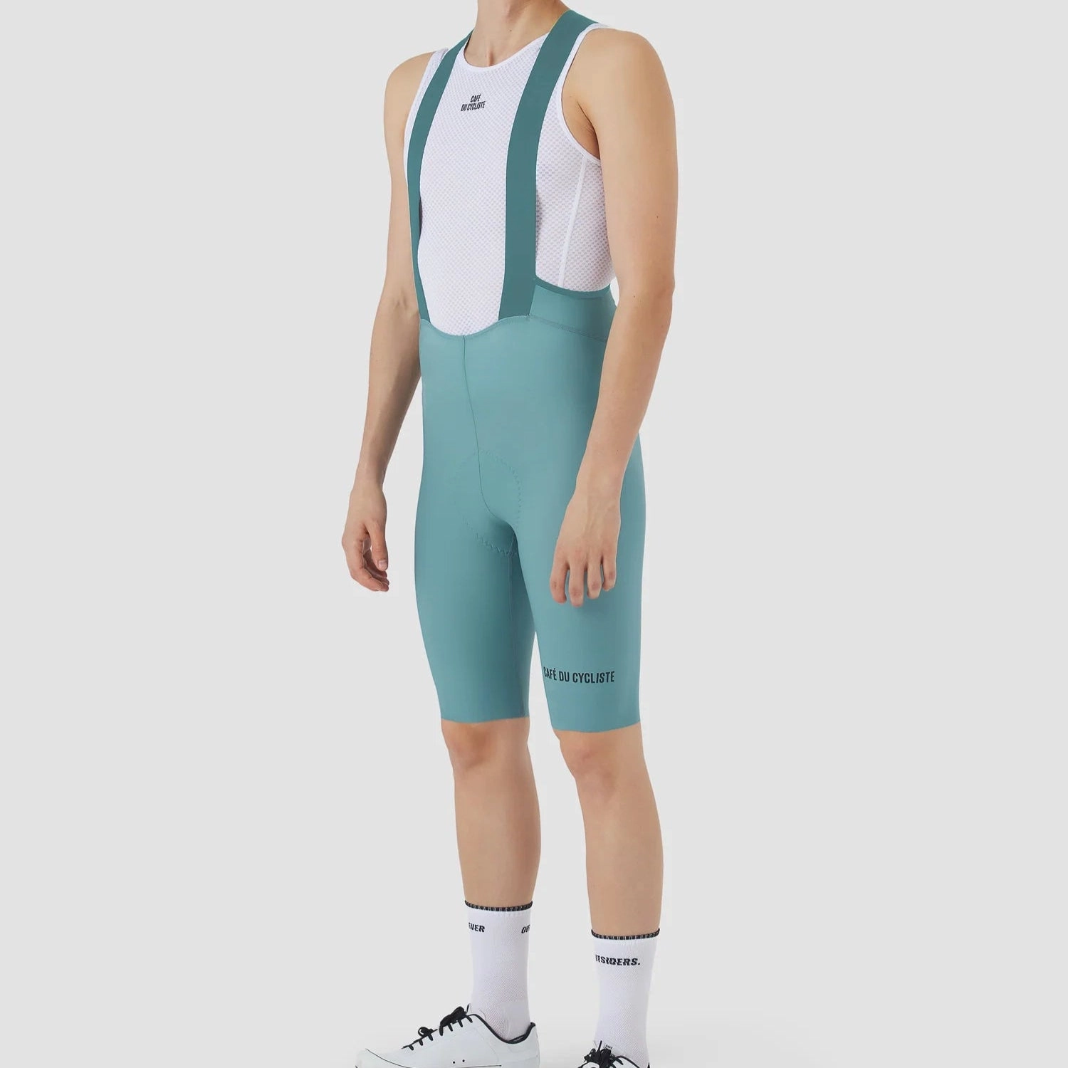 Cafe du Cycliste Marinette bib shorts - Light blue
