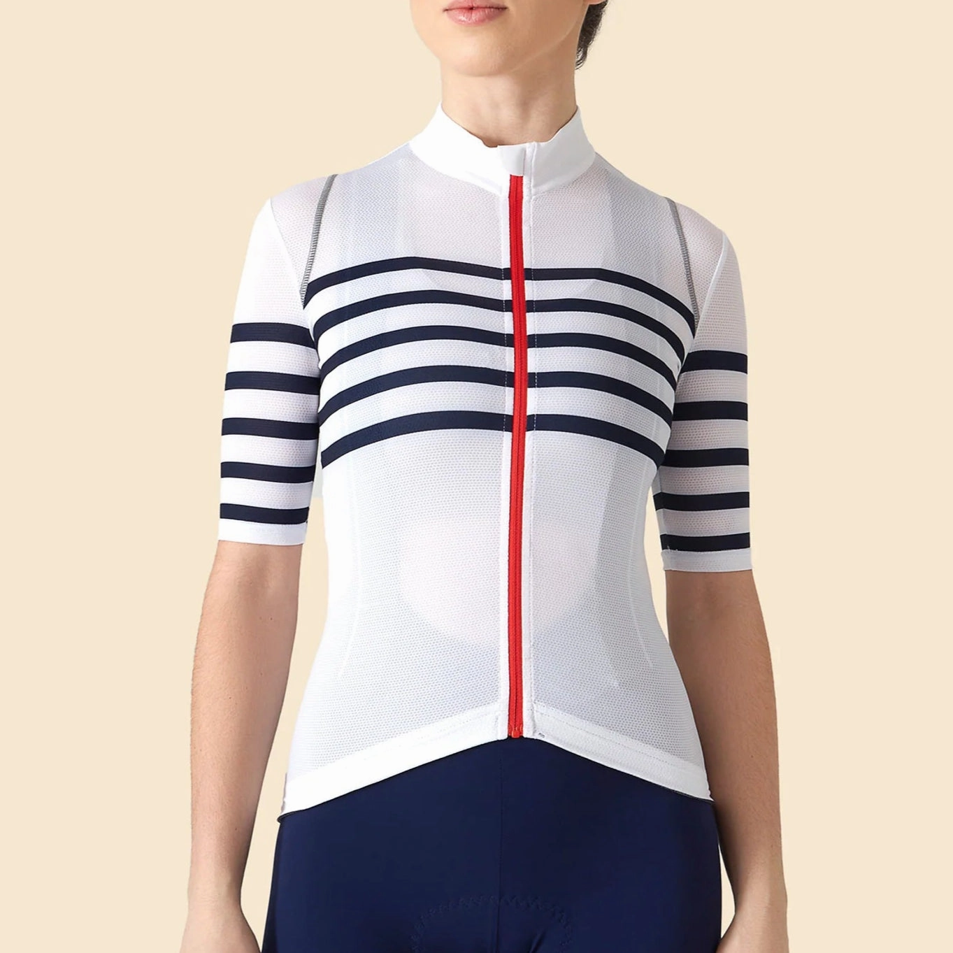 Cafe du Cycliste Mona women jersey - White