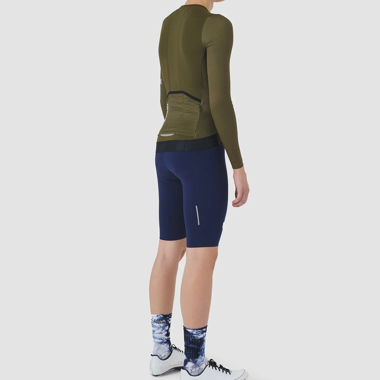 Cafe du Cycliste Roxane long sleeve jersey - Green