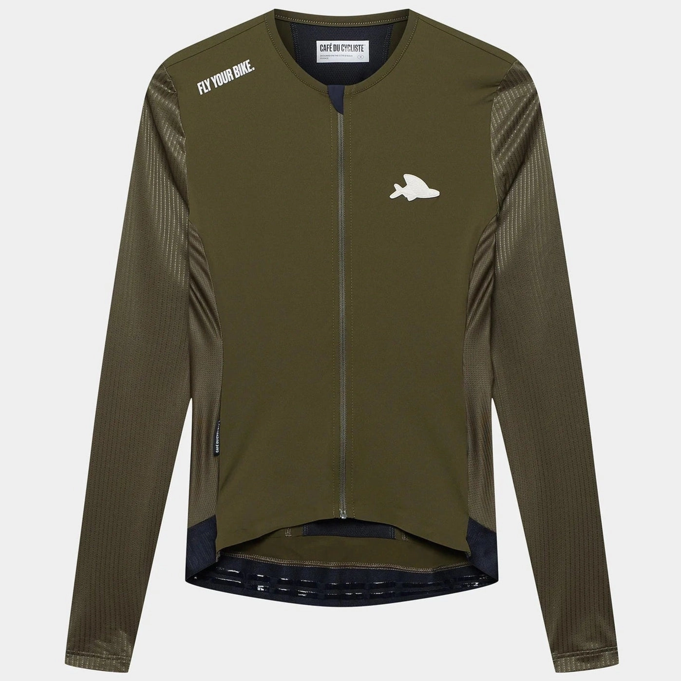 Cafe du Cycliste Roxane long sleeve jersey - Green