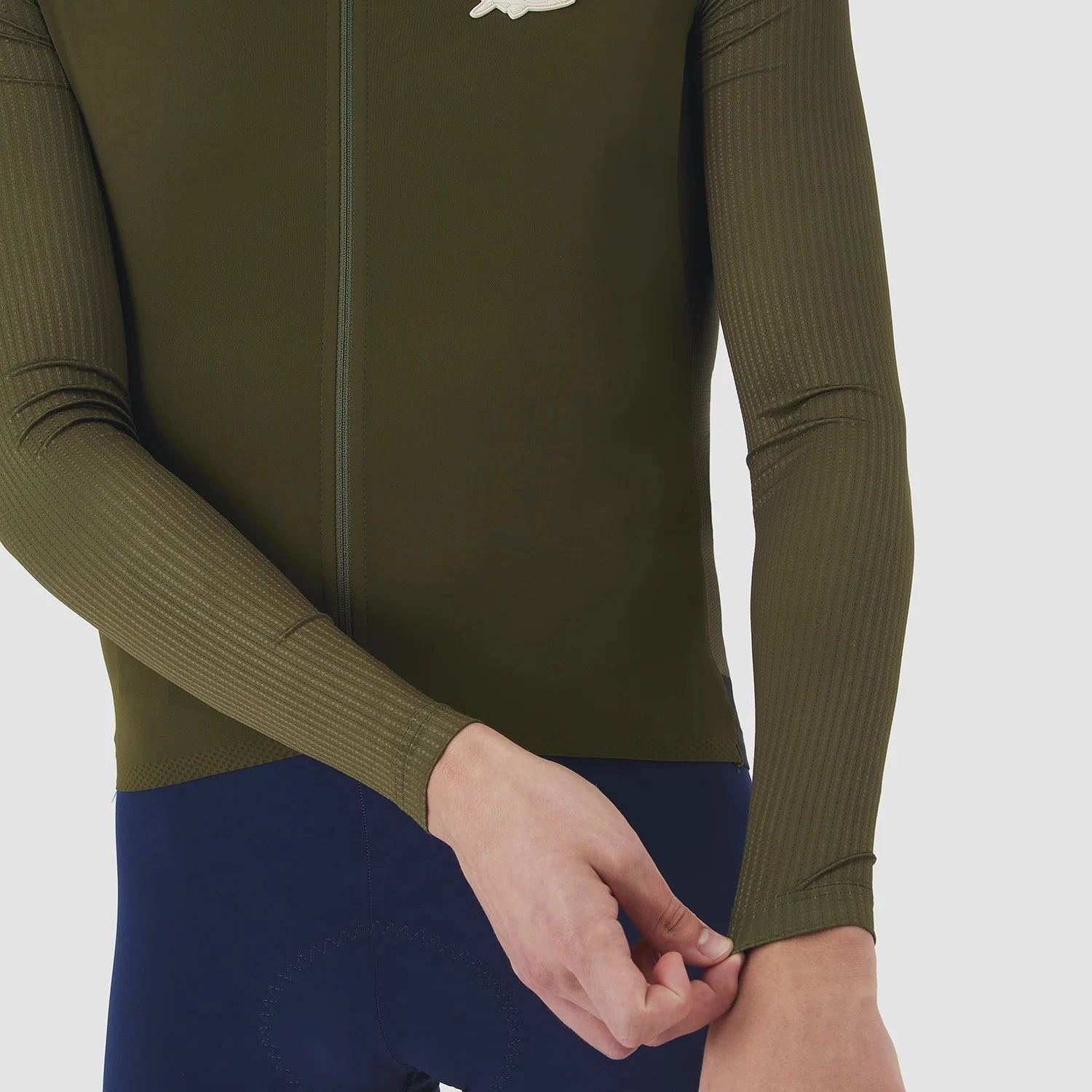 Cafe du Cycliste Roxane long sleeve jersey - Green