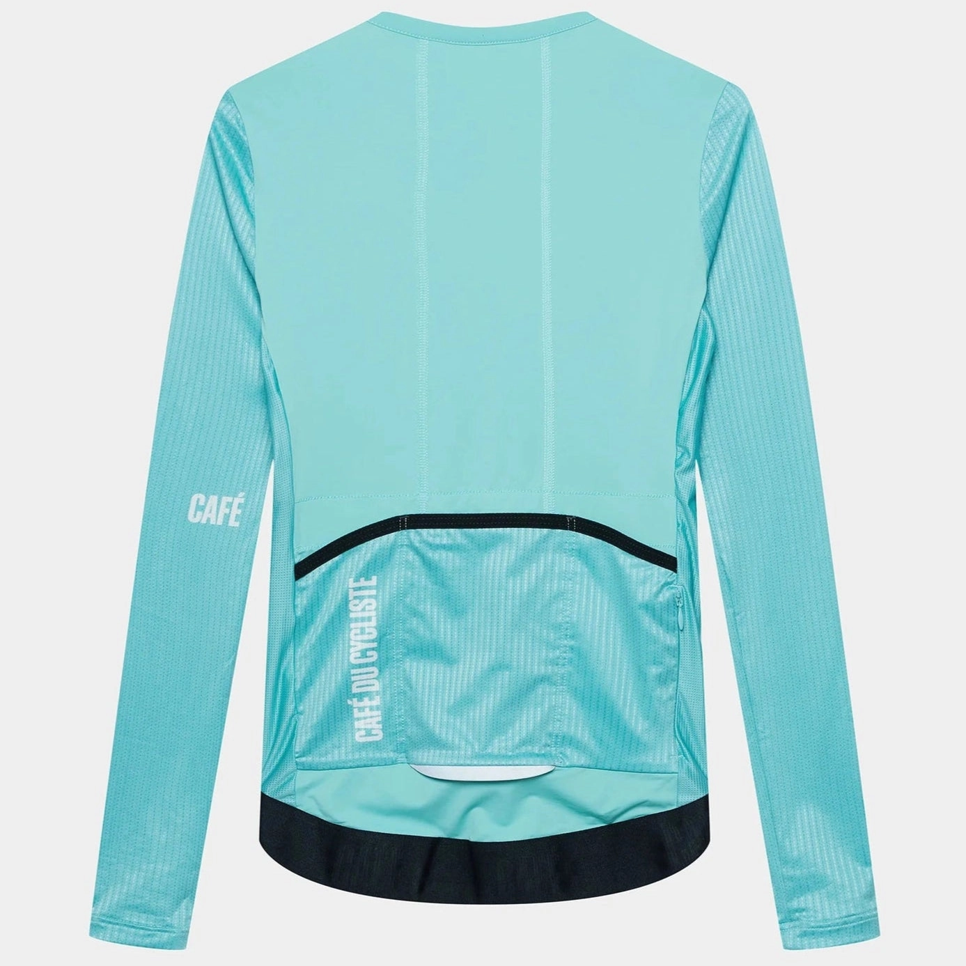 Cafe du Cycliste Roxane woman long sleeve jersey - Light blue