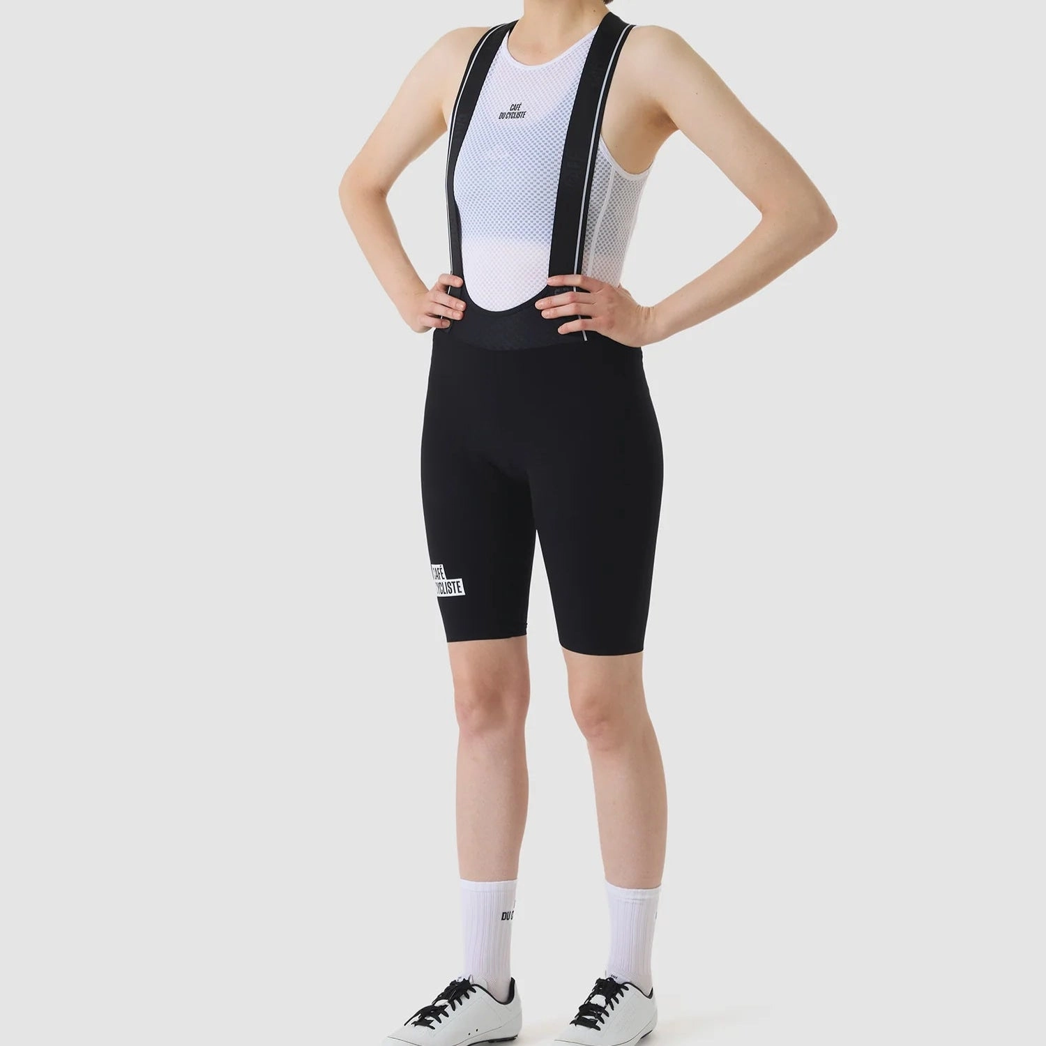 Cafe du Cycliste Victoire woman bib shorts - Black