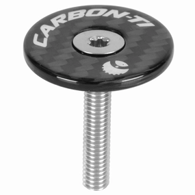 Carbon-Ti X-Cap Carbon steering cap - Silver