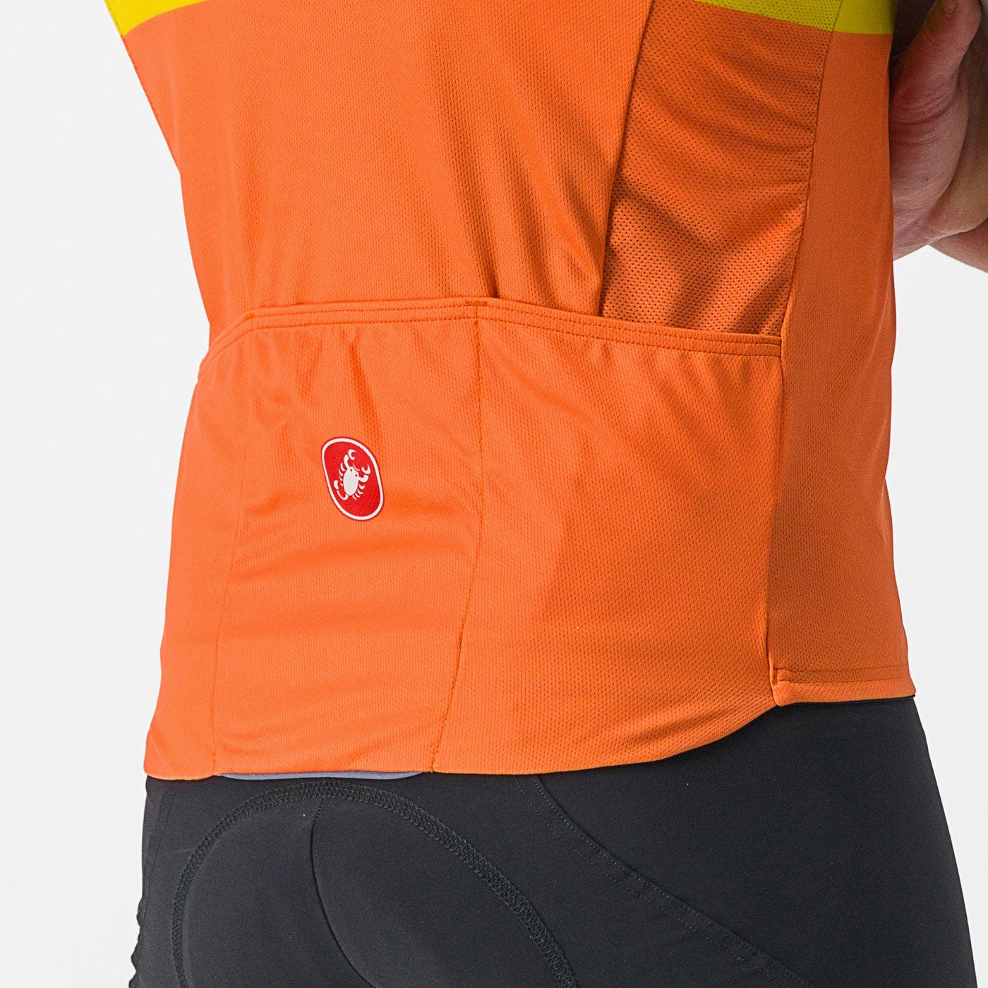 Castelli A Blocco jersey - Green orange