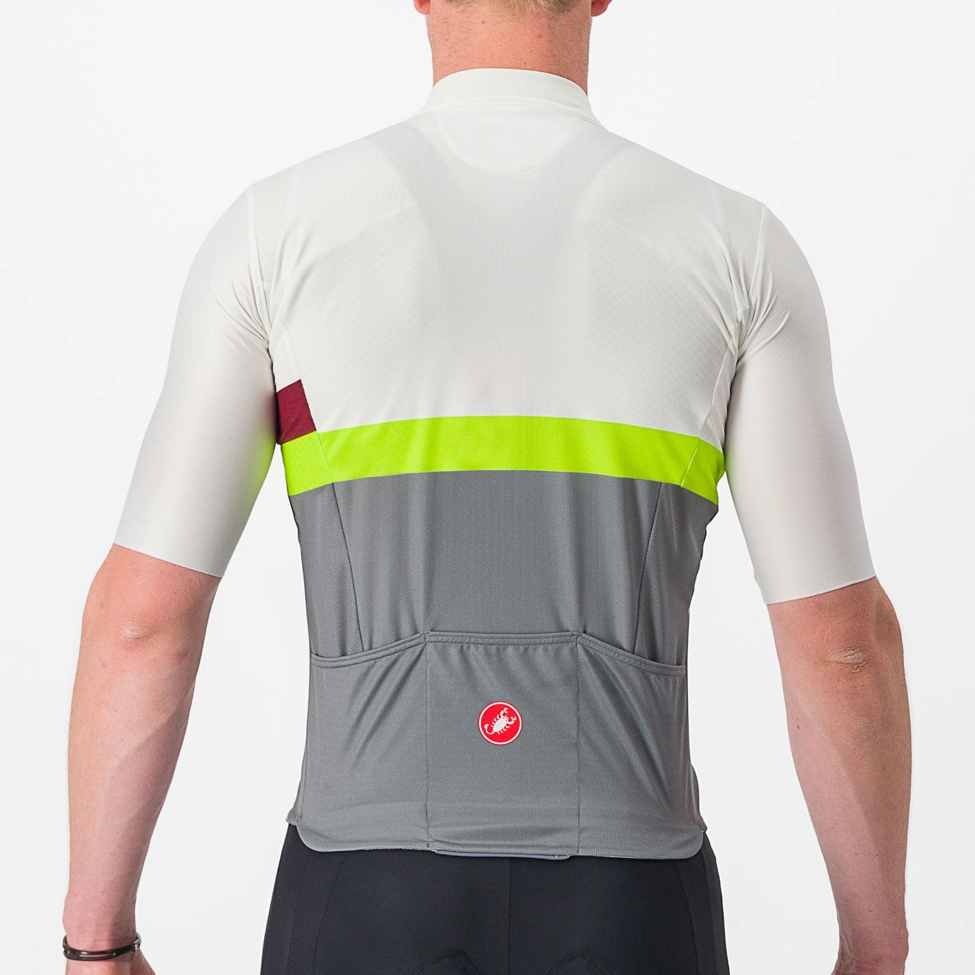 Castelli A Blocco jersey - White grey