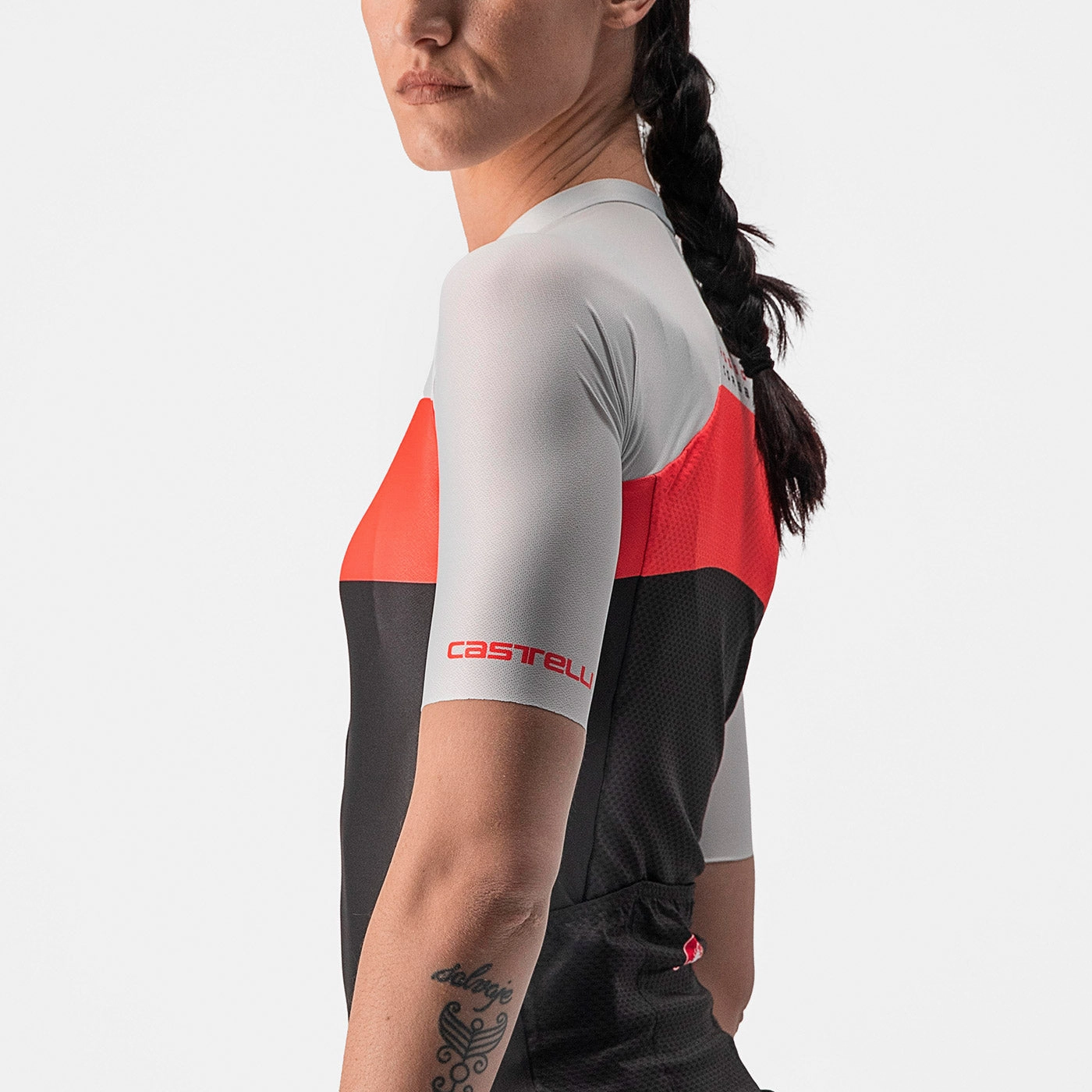Castelli Aero Pro woman jersey - Black pink