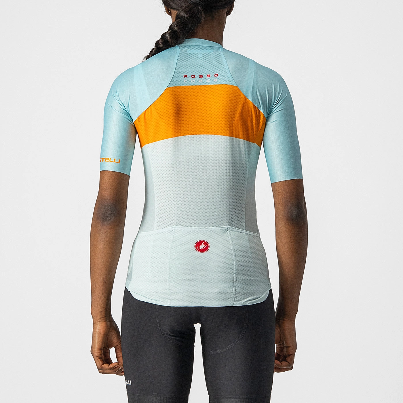 Castelli Aero Pro woman jersey - Light blue