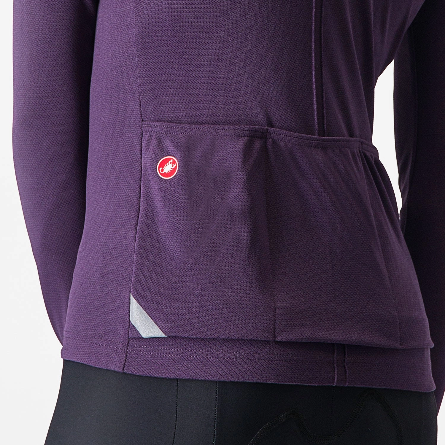 Castelli Anima 4 woman long sleeves jersey - Dark violet