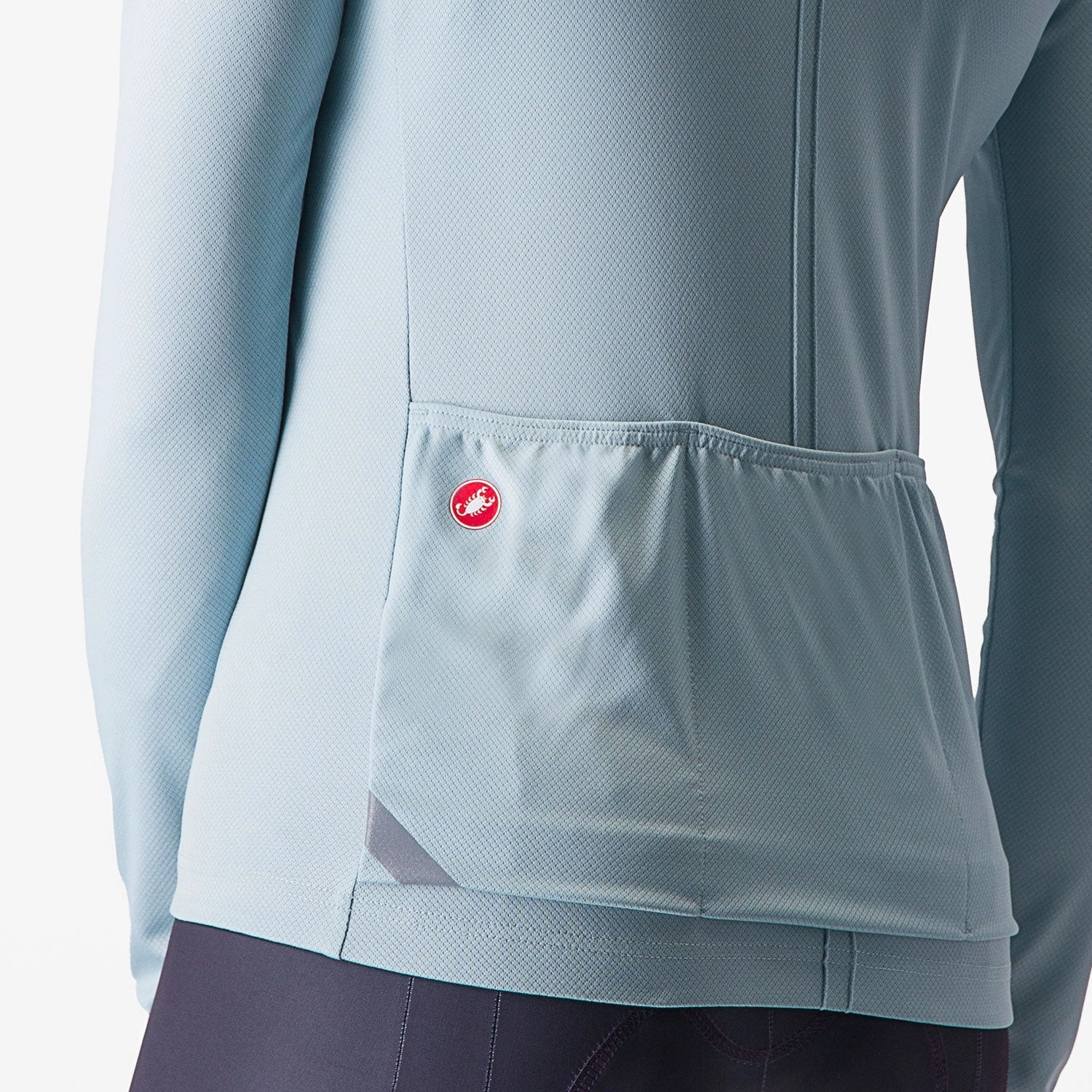 Castelli Anima 4 woman long sleeves jersey - Light blue