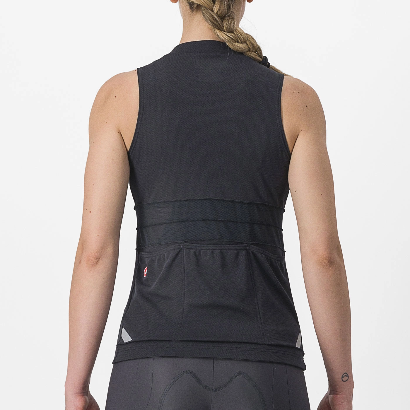 Castelli Anima 4 woman sleeveless jersey - Black