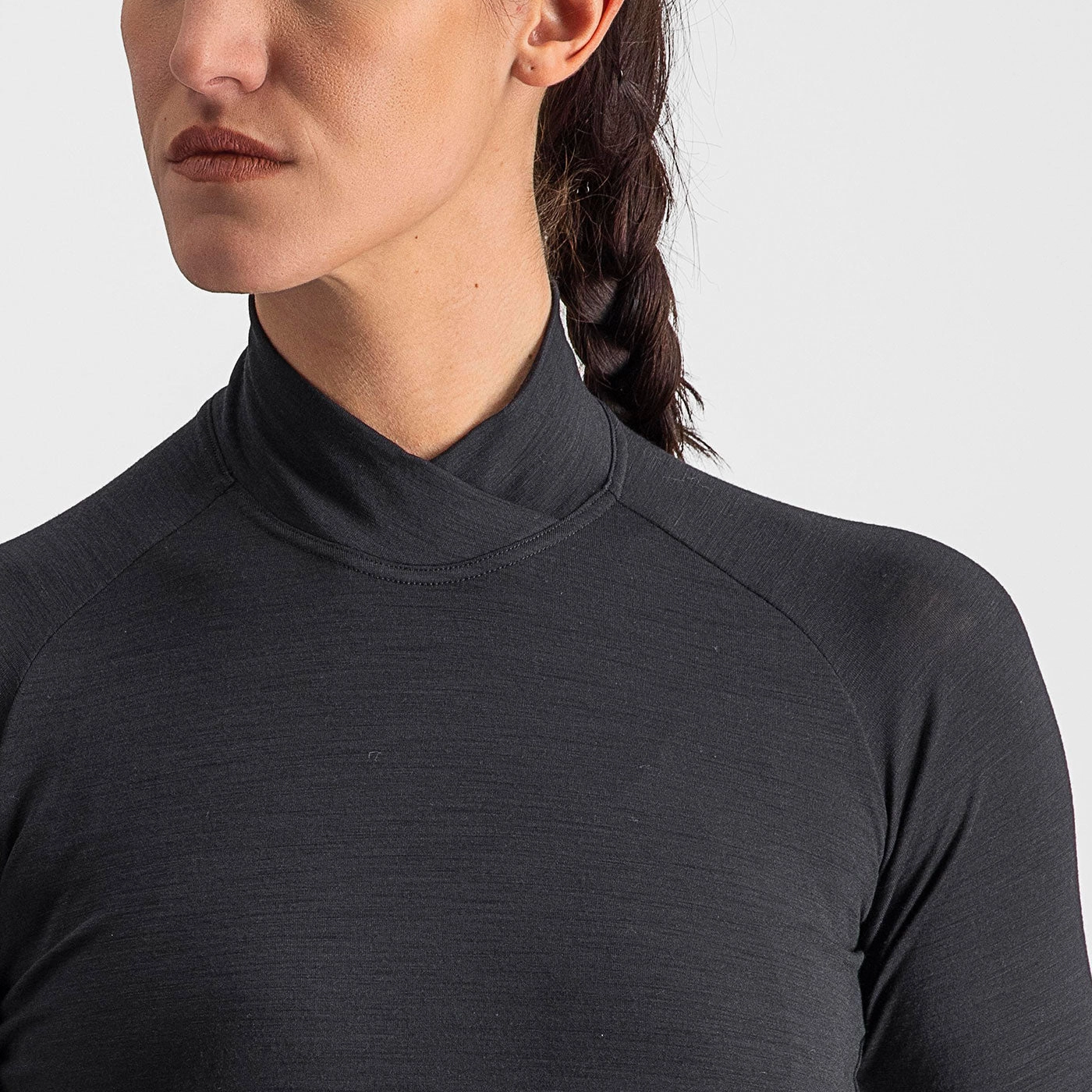 Castelli Bandito Wool long sleeves woman base layer - Black
