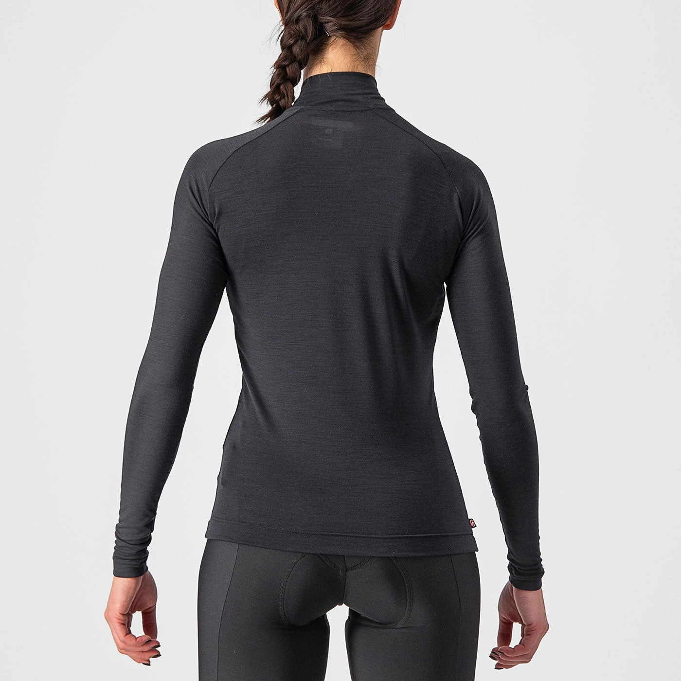 Castelli Bandito Wool long sleeves woman base layer - Black