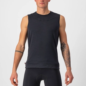 Castelli Bandito Wool sleeveless base layer - Black