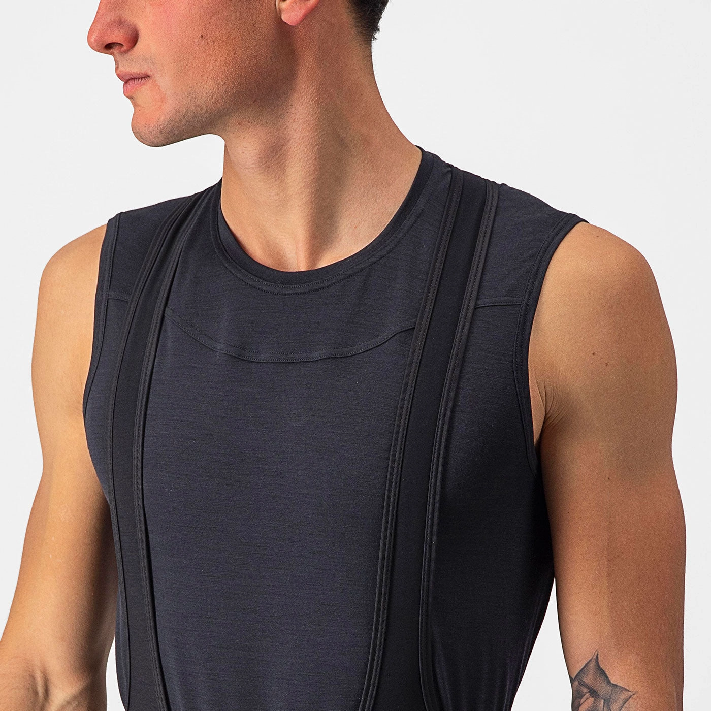 Castelli Bandito Wool sleeveless base layer - Black