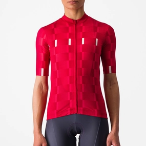 Castelli Dimensione women jersey - Red
