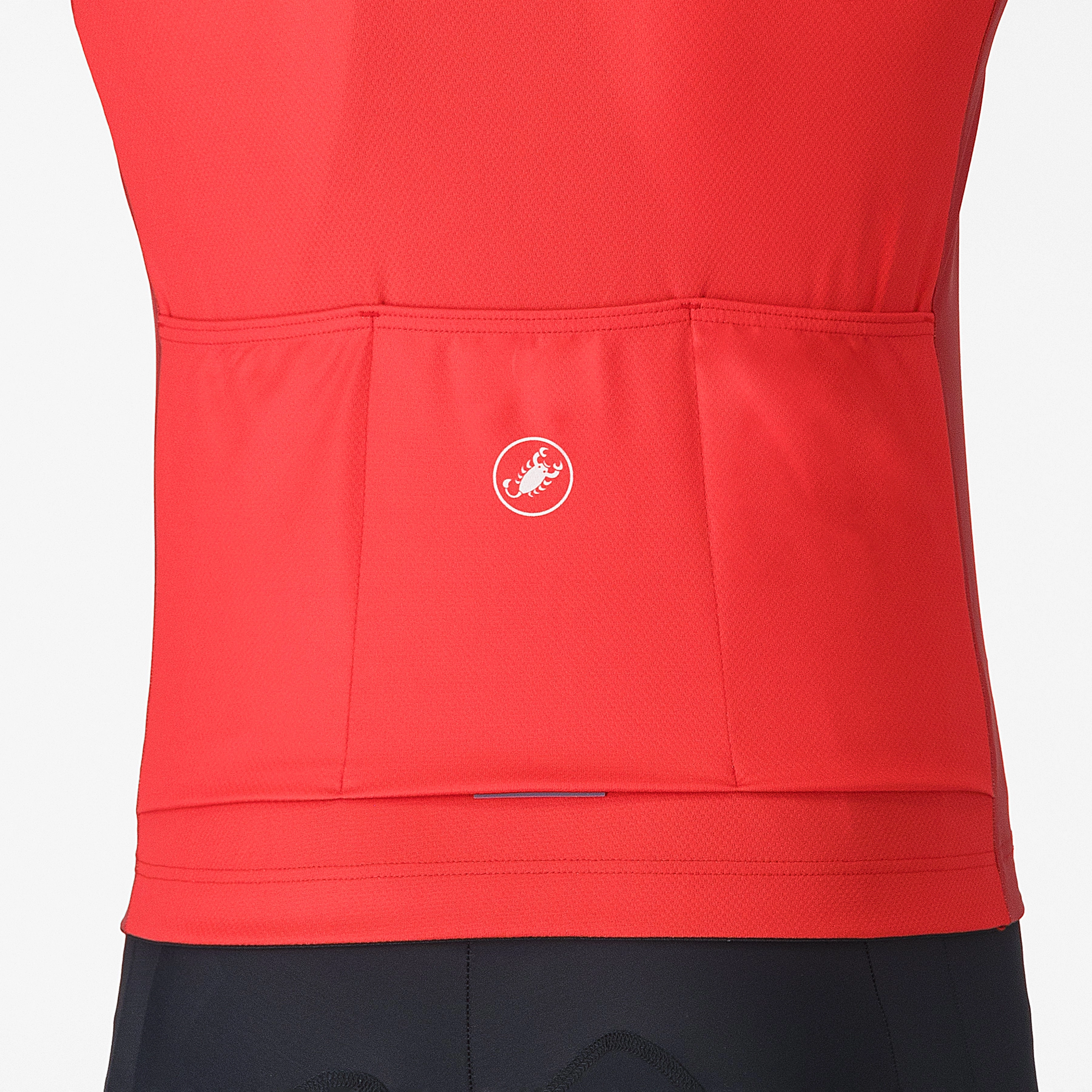 Castelli Entrata 6 jersey - Red dark grey