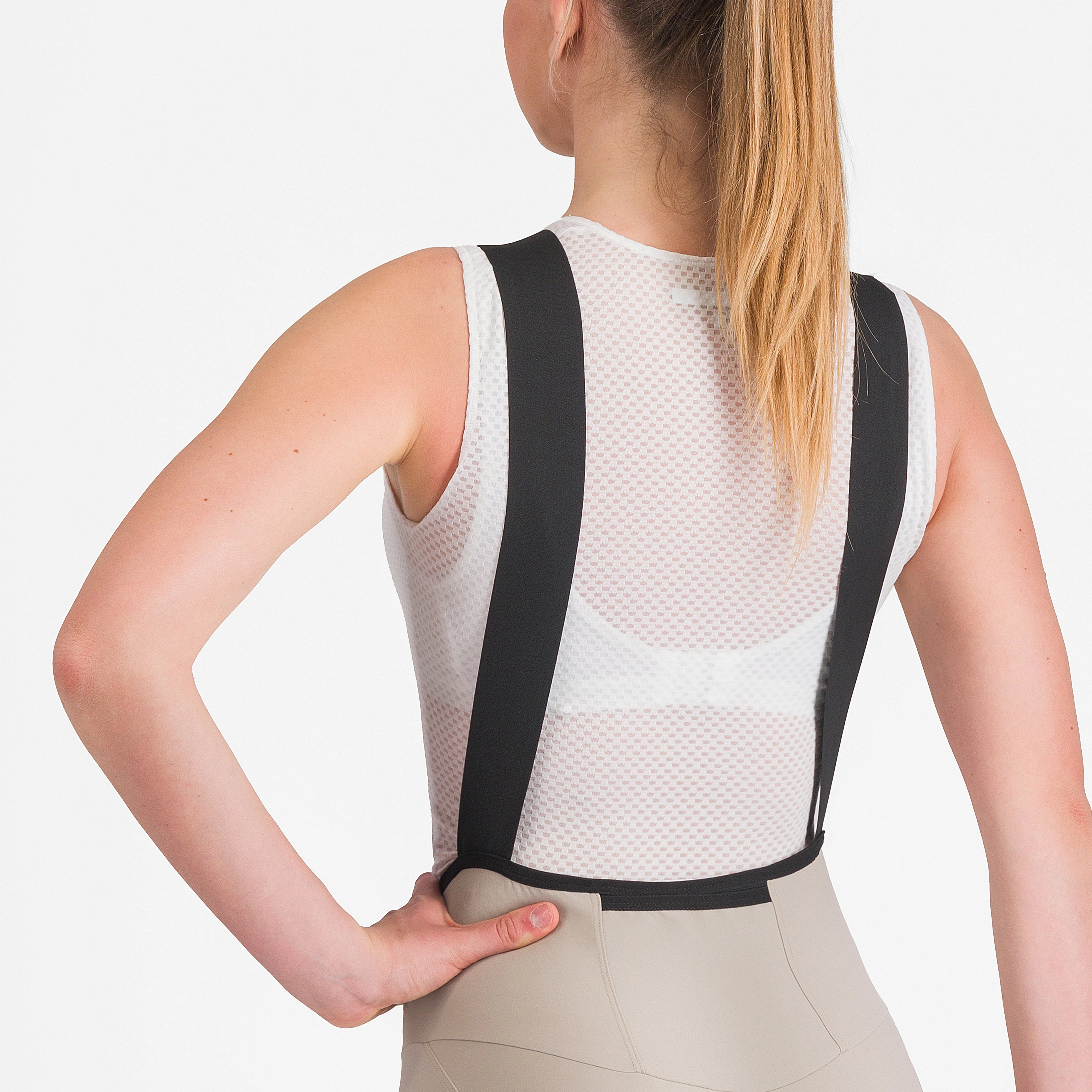 Castelli Espresso DT women bib short - Beige