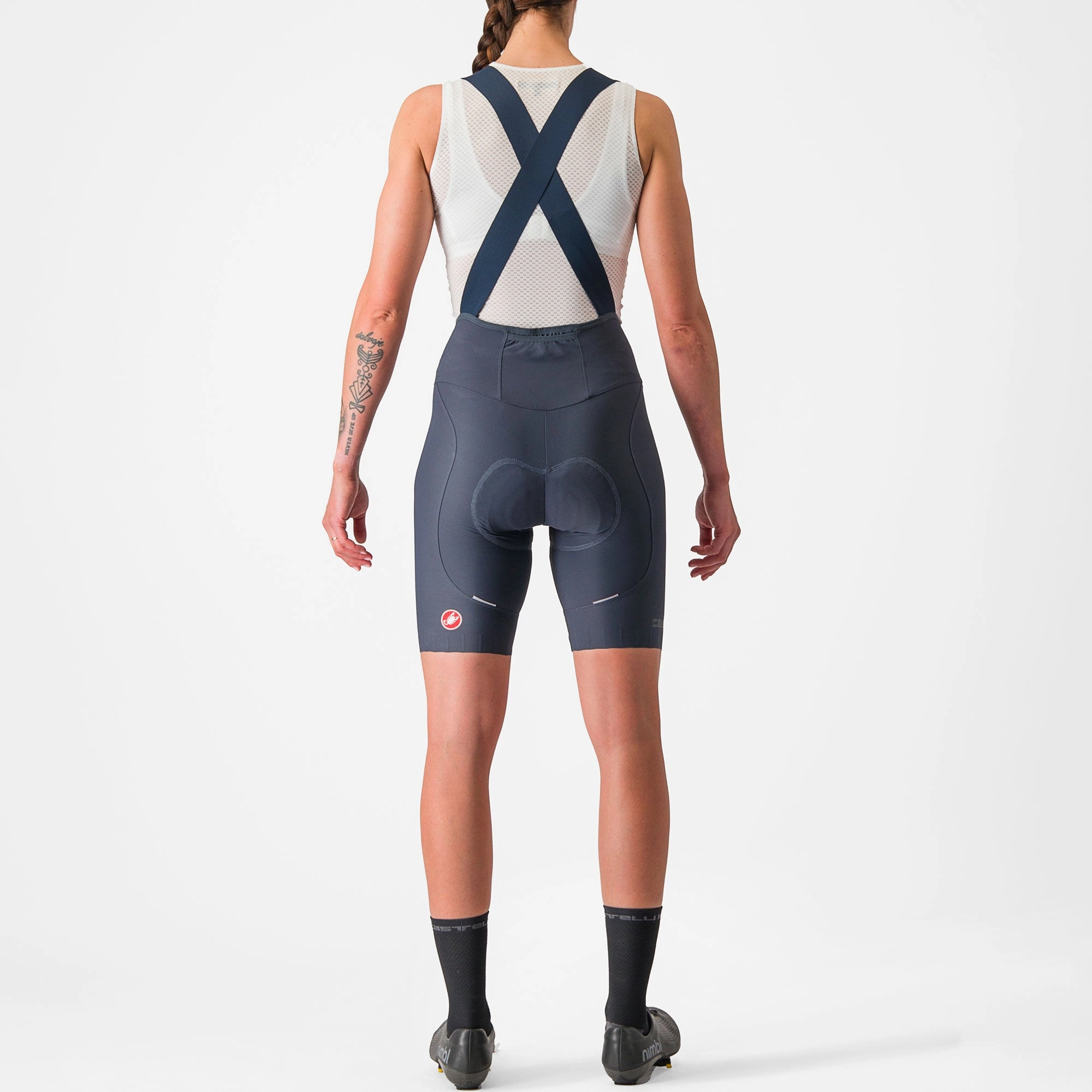 Castelli Espresso DT women bib short - Blue