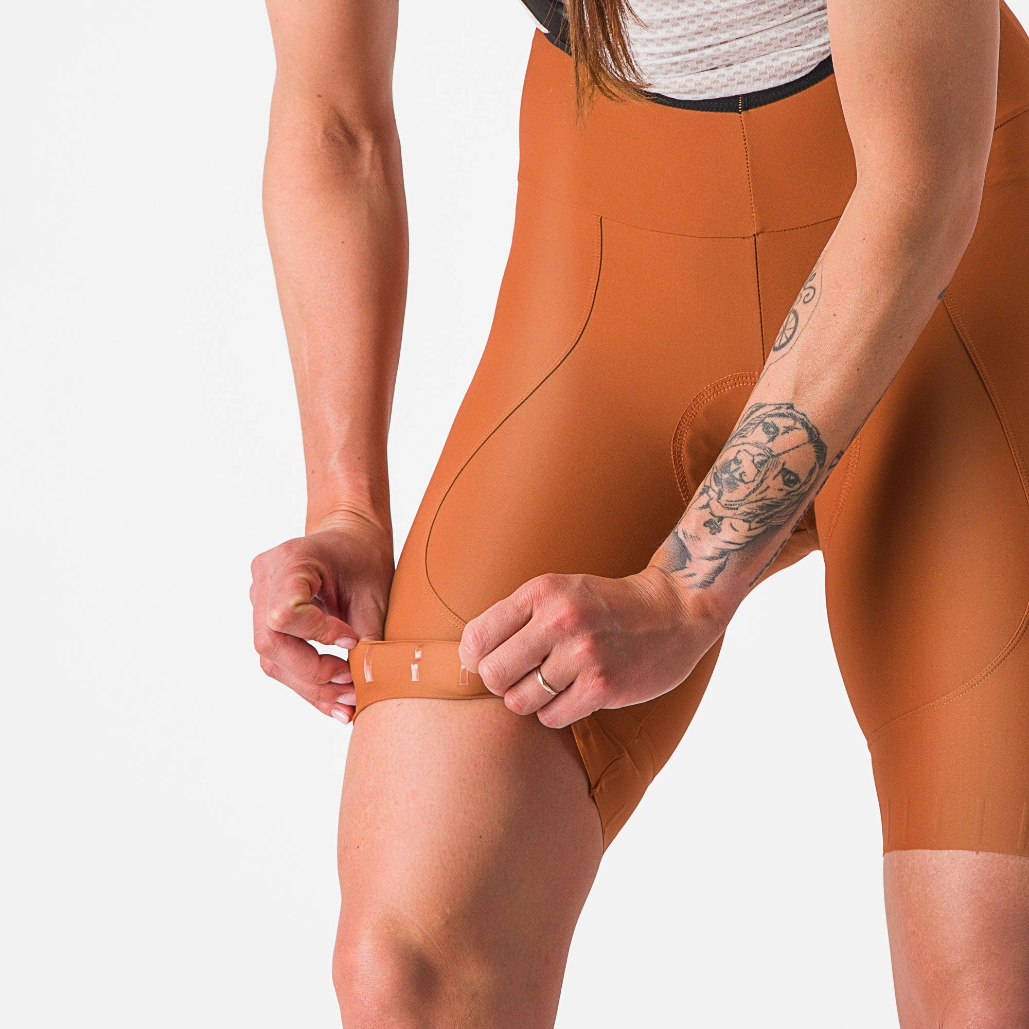 Castelli Espresso DT women bib short - Orange