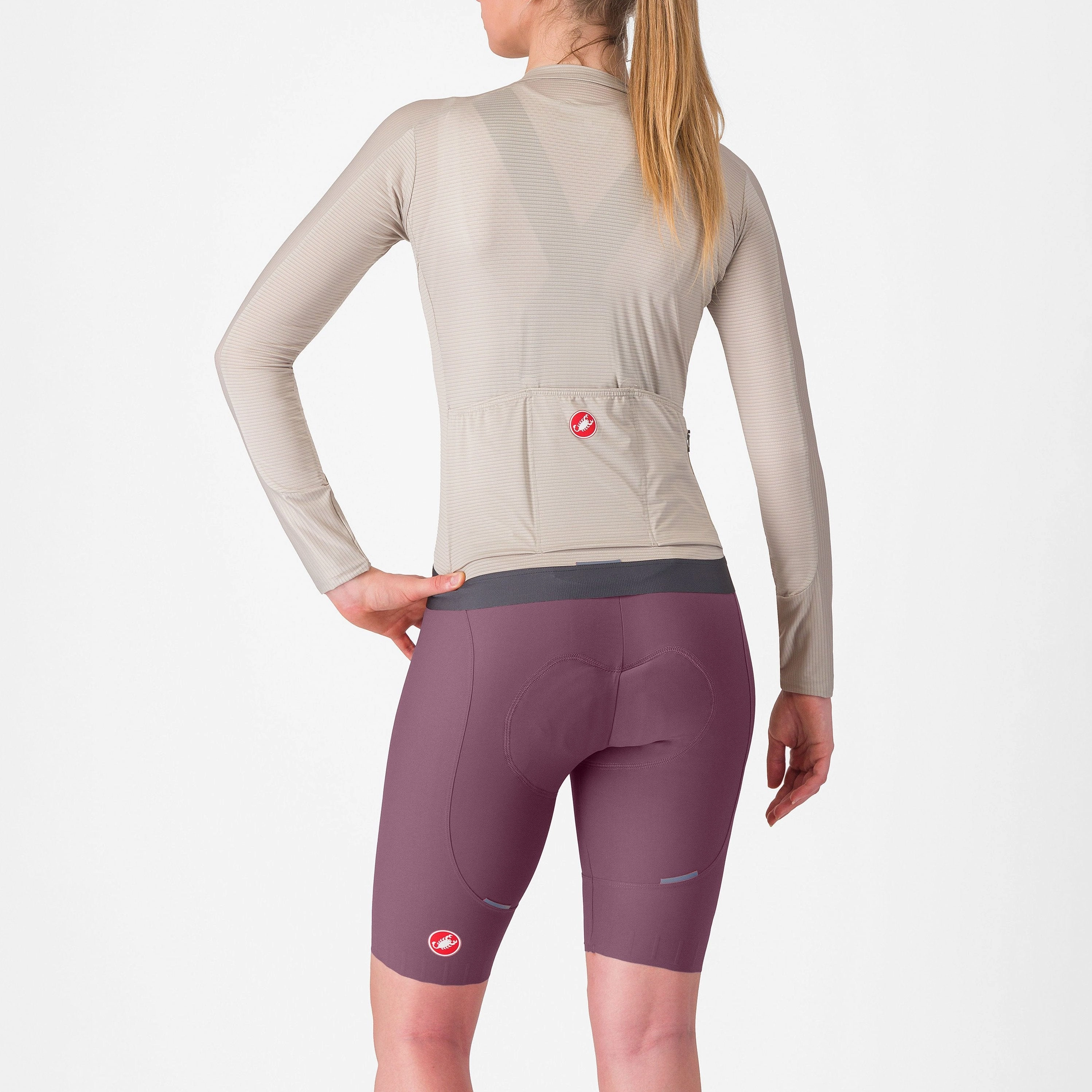 Castelli Espresso DT women bib short - Purple