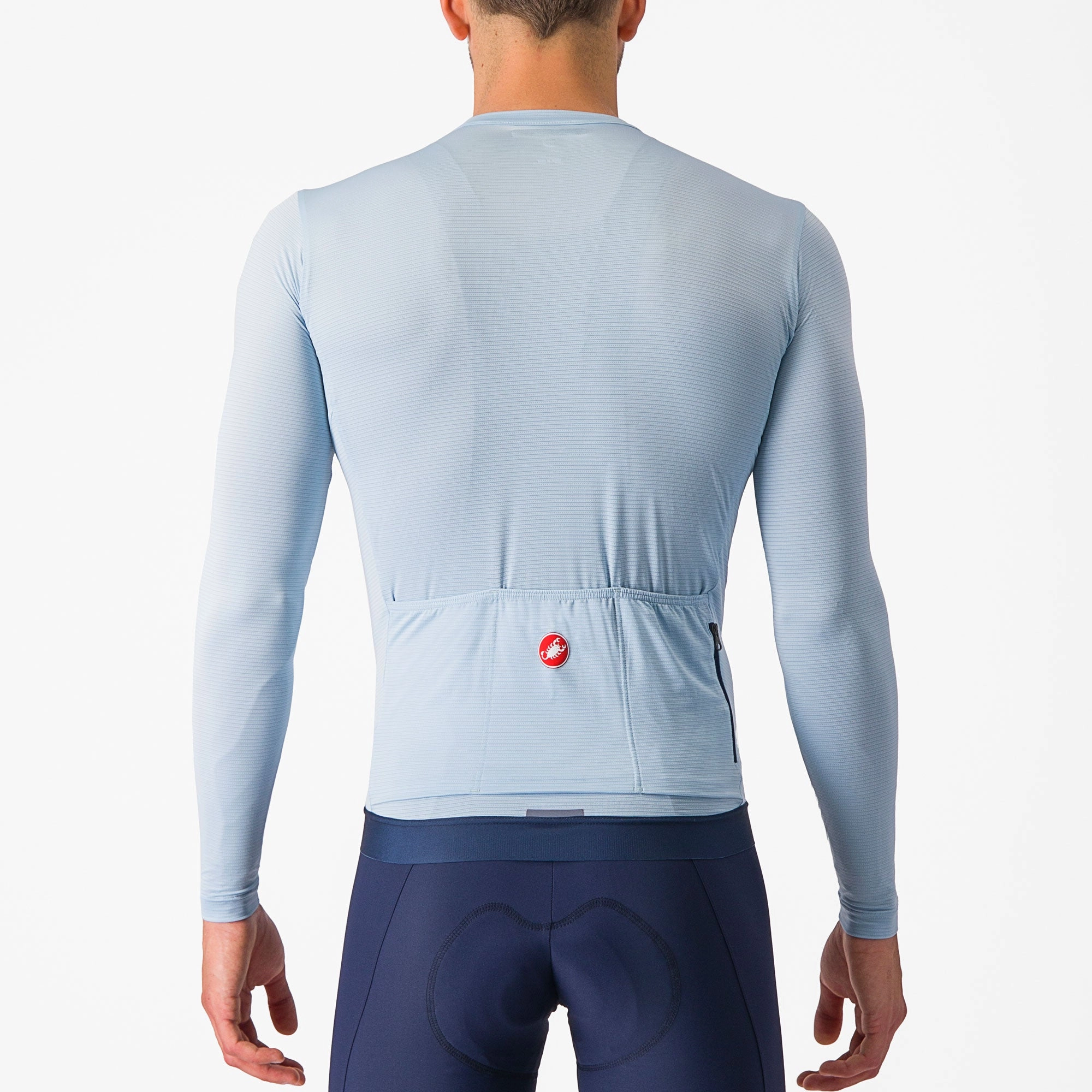 Castelli Espresso long-sleeved jersey - Light blue