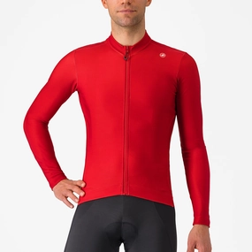Castelli Espresso Thermal long-sleeved jersey - Red