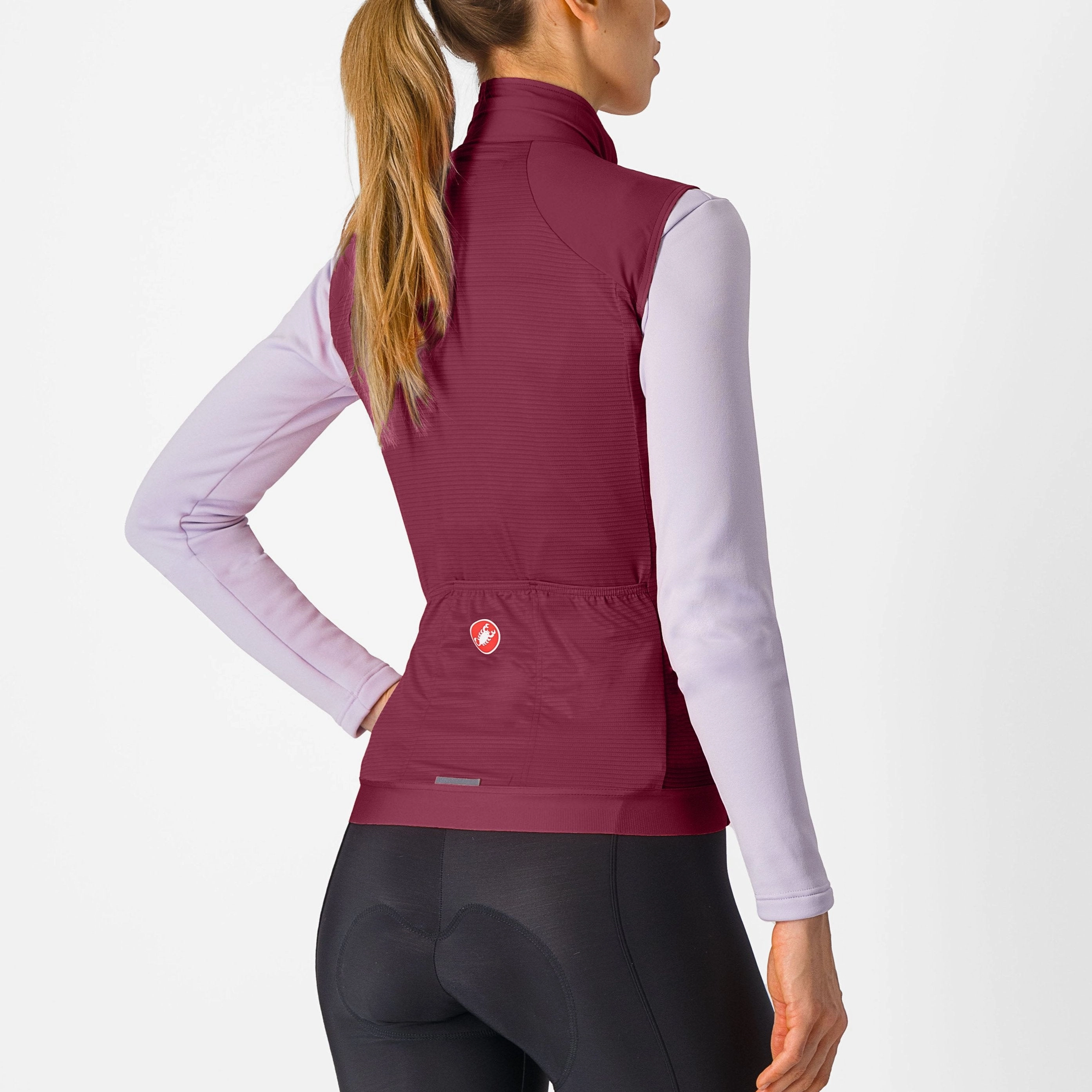 Castelli Espresso women gilet - Bordeaux