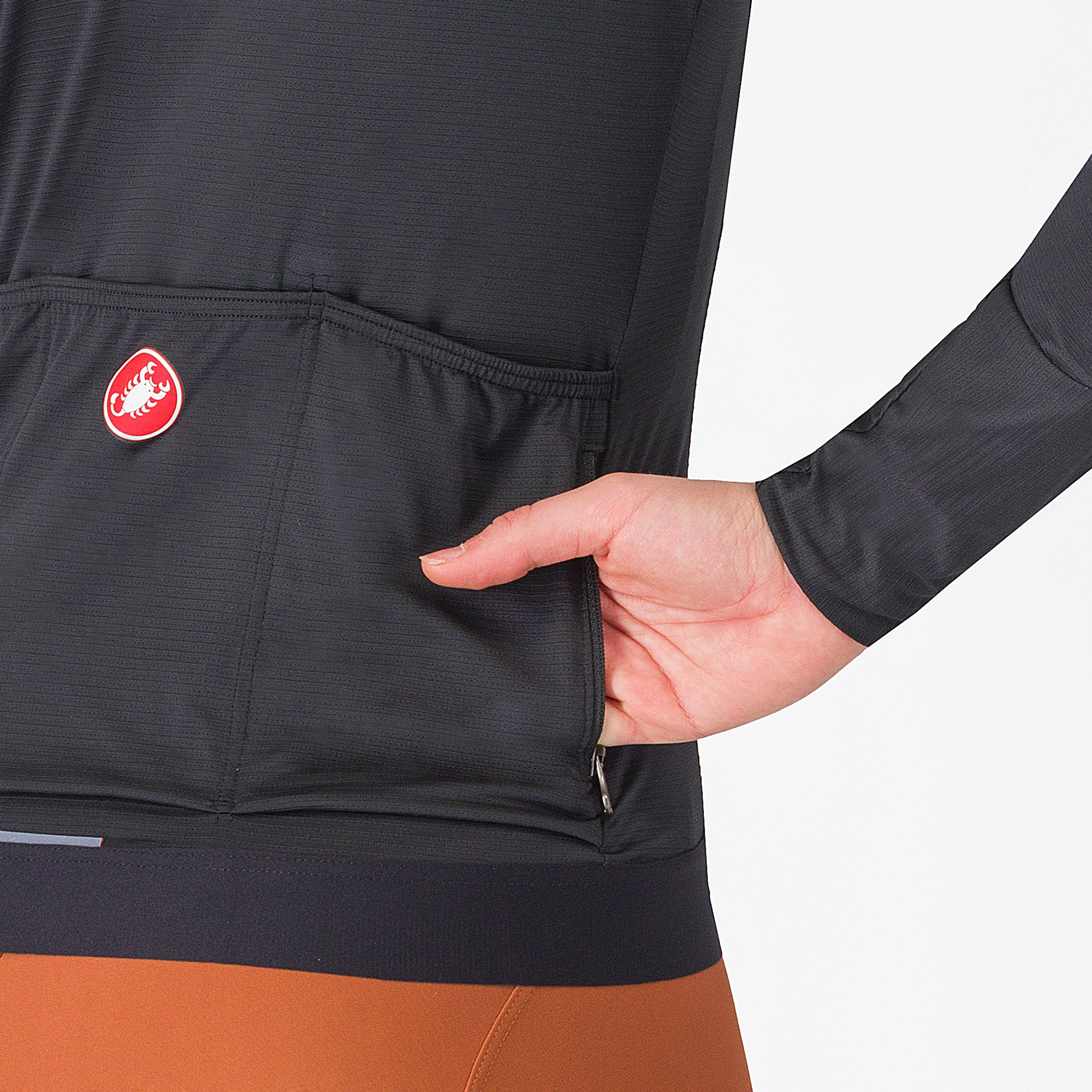 Castelli Espresso women long sleeve jersey - Black