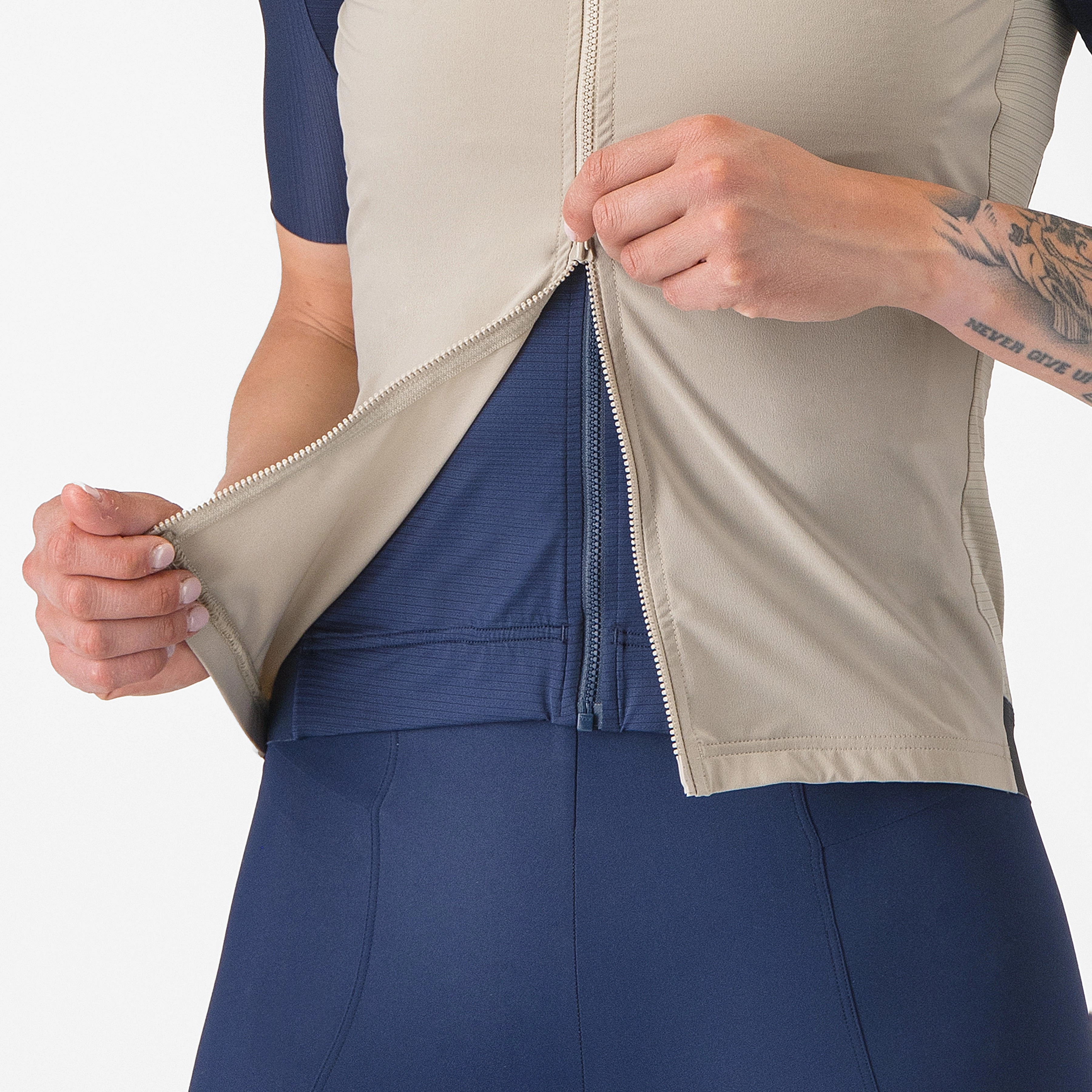 Castelli Espresso women vest - Beige