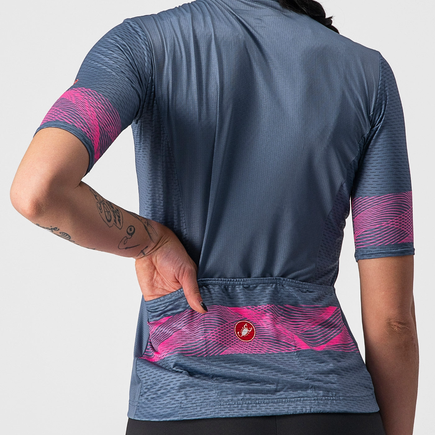 Castelli Fenice woman jersey - Blue