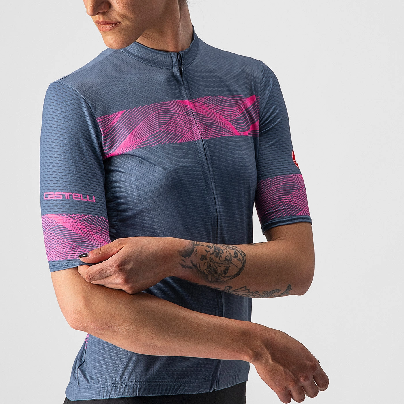 Castelli Fenice woman jersey - Blue