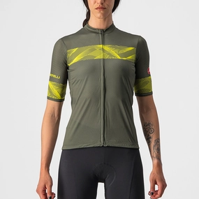 Castelli Fenice woman jersey - Green