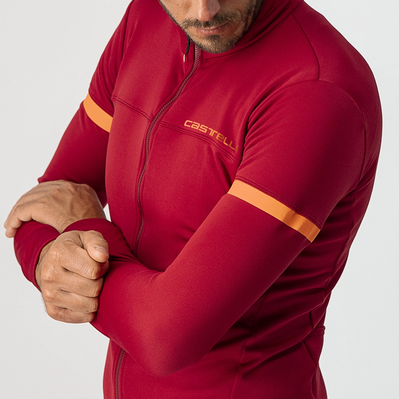 Castelli Fondo 2 long sleeves jersey - Bordeaux