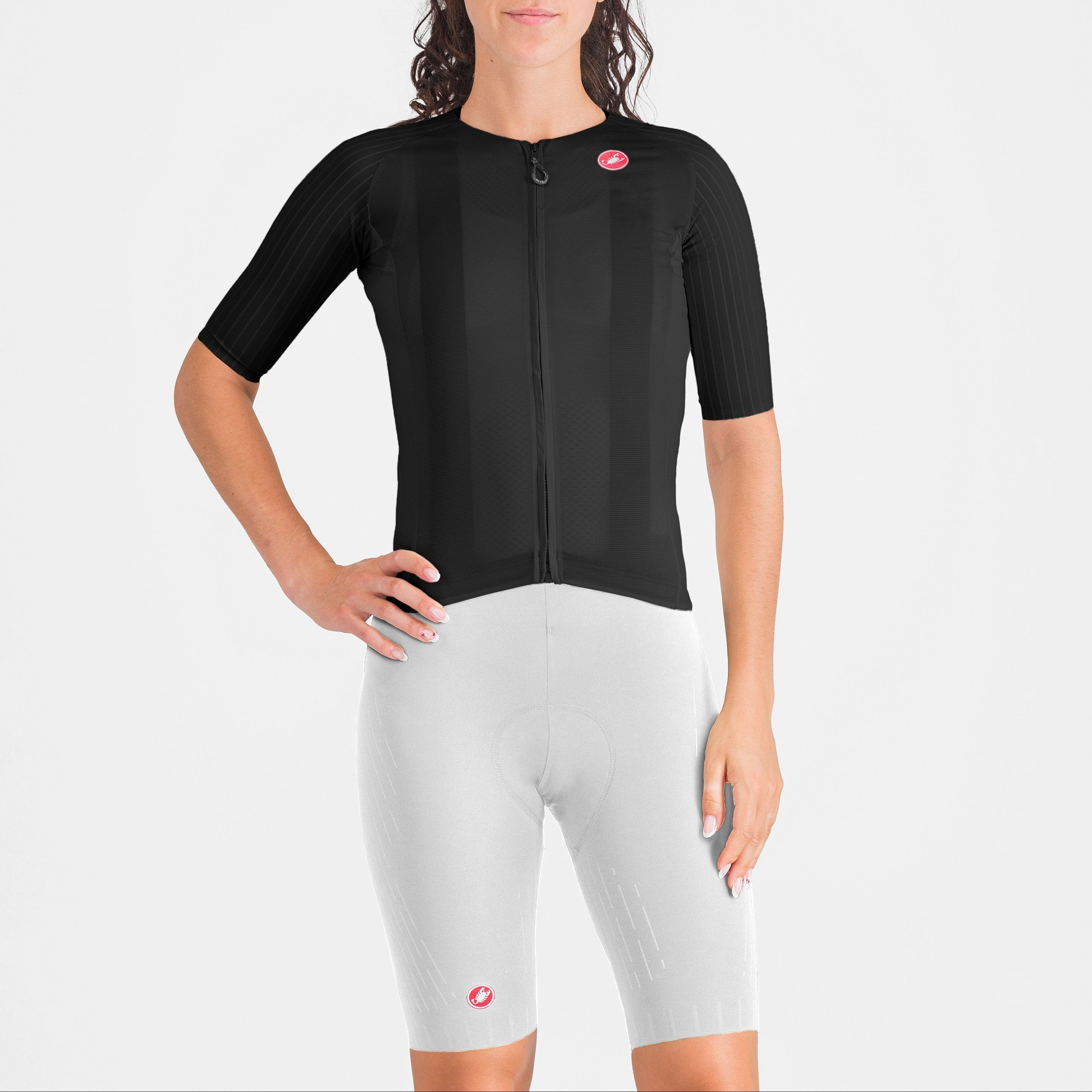 Castelli Free Aero Race S women bib shorts - White