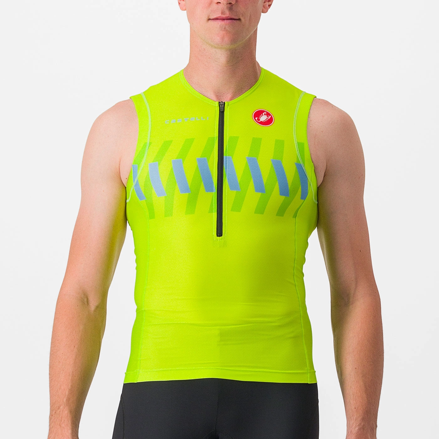 Castelli Free Tri 2 Top jersey - Green