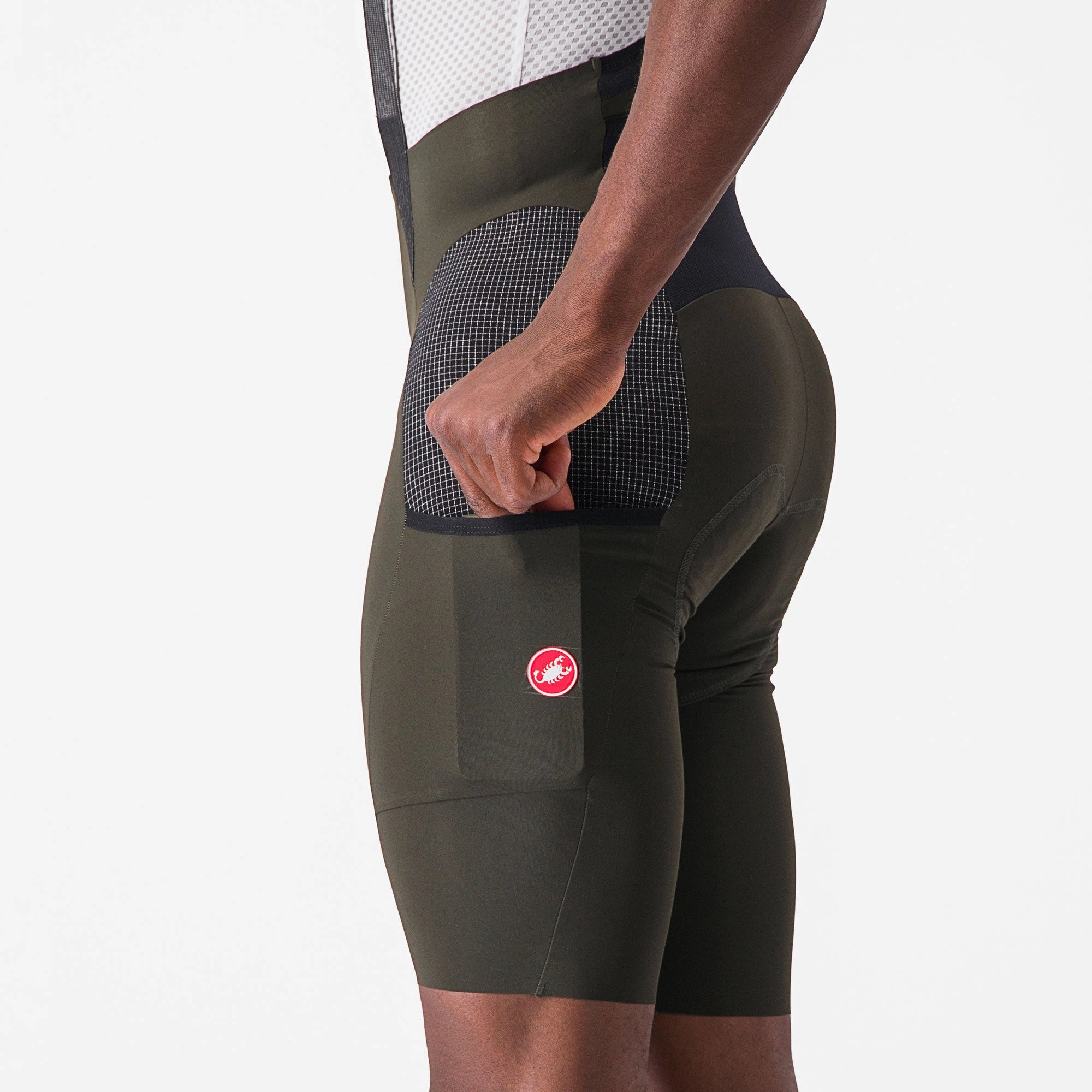 Castelli Free Unlimited bib shorts - Green