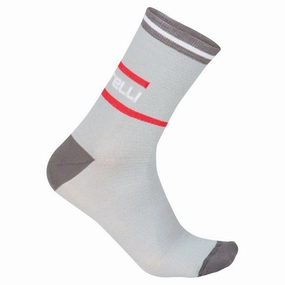 Castelli Incendio 12 Socks - Grey