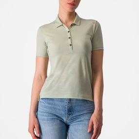 Castelli Merino woman Polo Shirt - Green