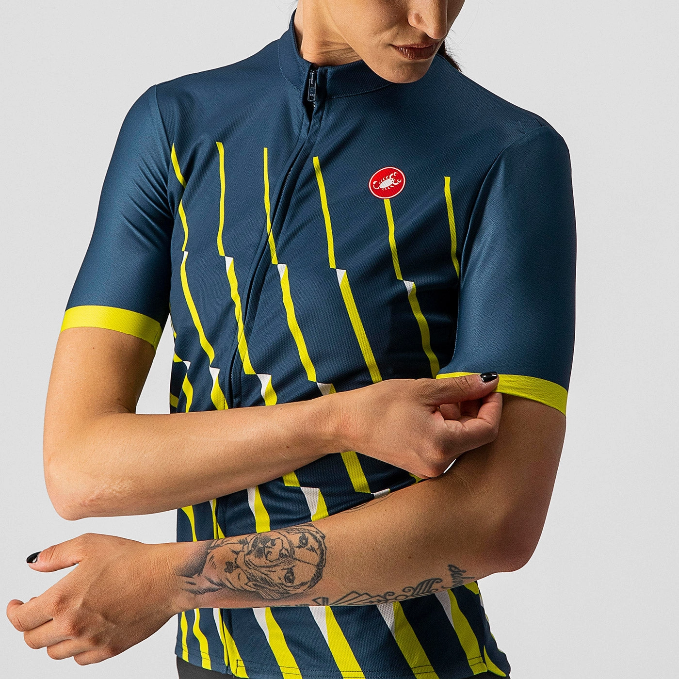 Castelli Pendio woman jersey - Blue