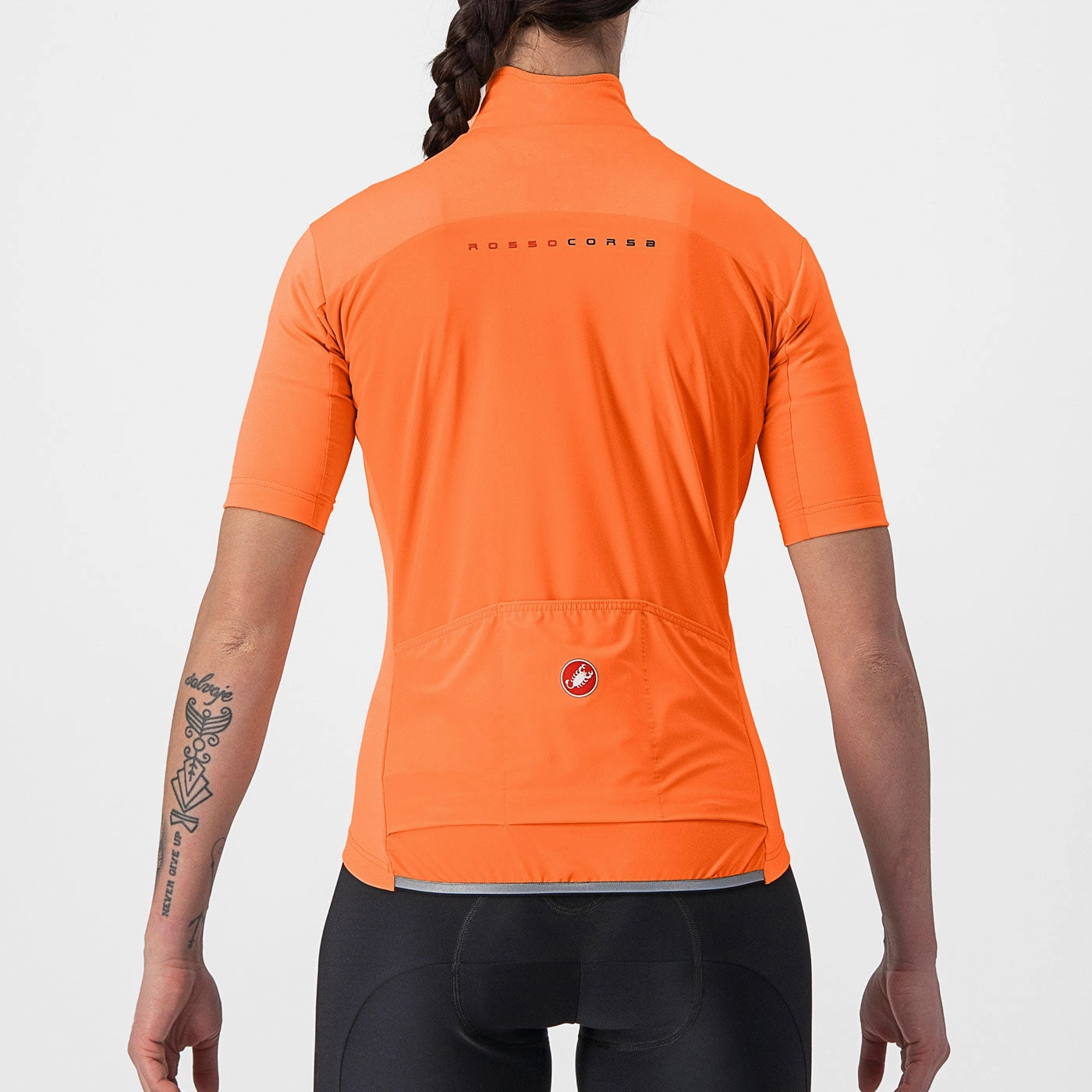 Castelli Perfetto RoS 2W Wind women jersey - Dark orange