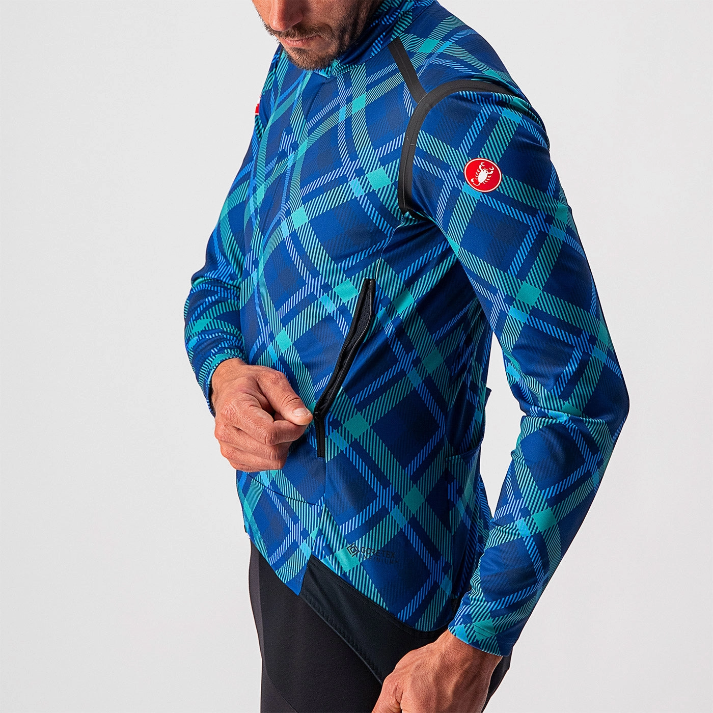 Castelli Perfetto RoS long sleeves jersey - Blue green