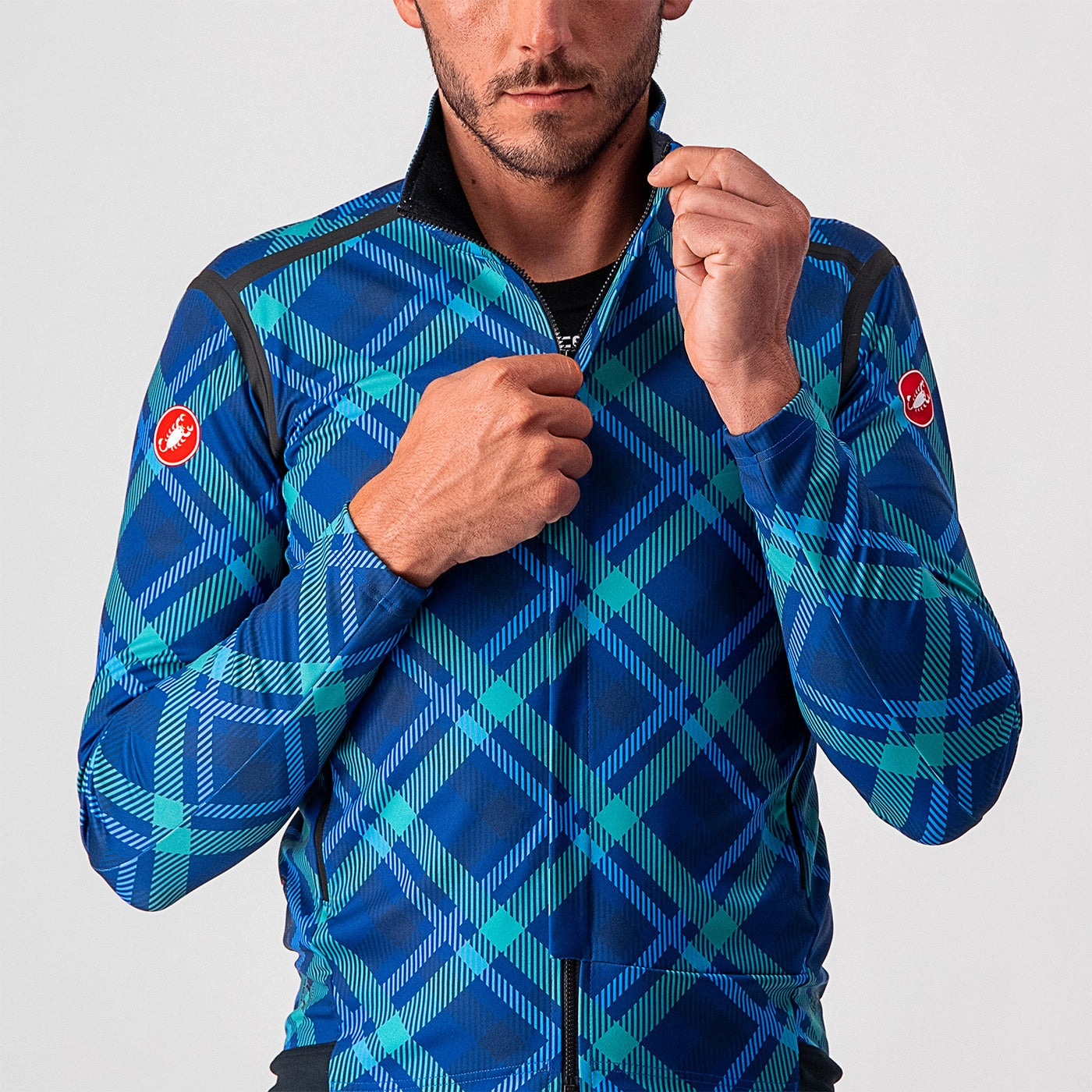 Castelli Perfetto RoS long sleeves jersey - Blue green
